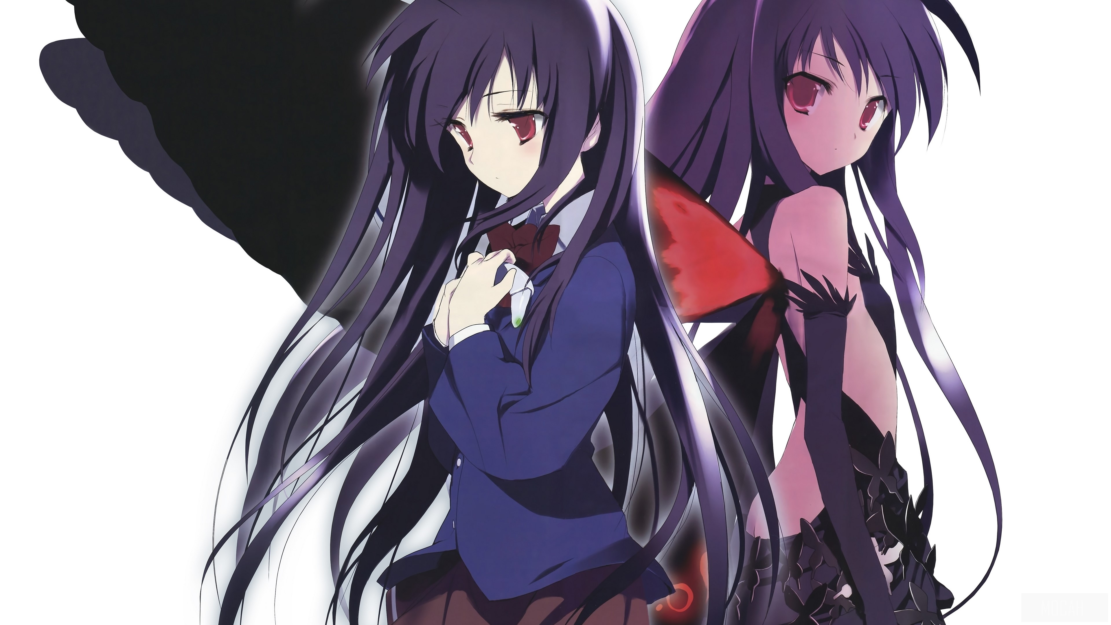 Kuroyukihime from Accel World 4K HD Wallpaper