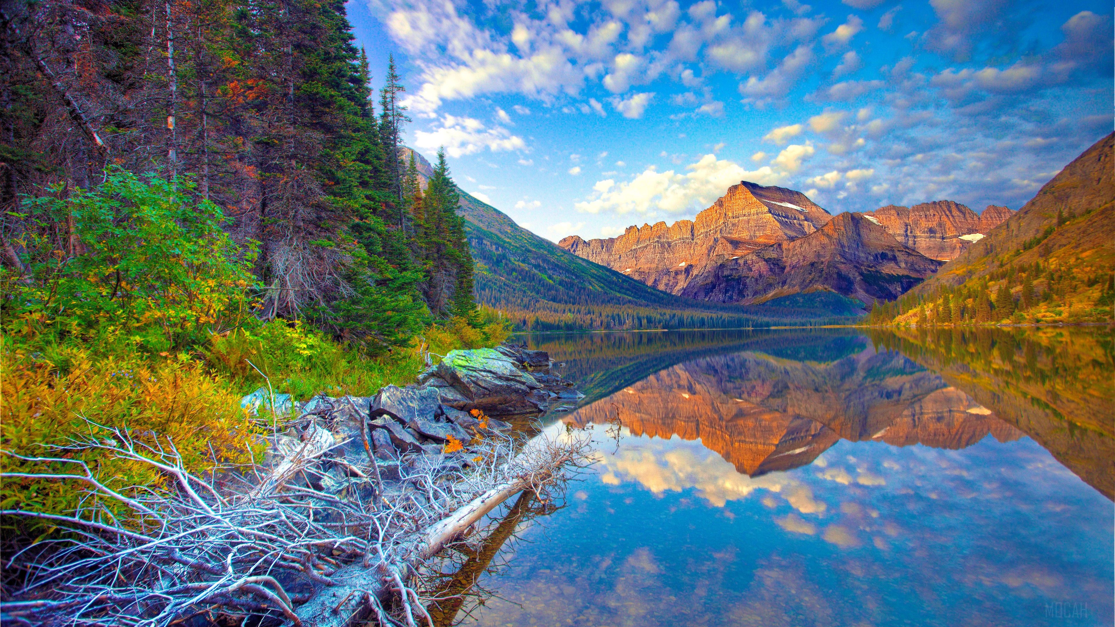 Lake Josephine, Montana 4K HD Wallpaper