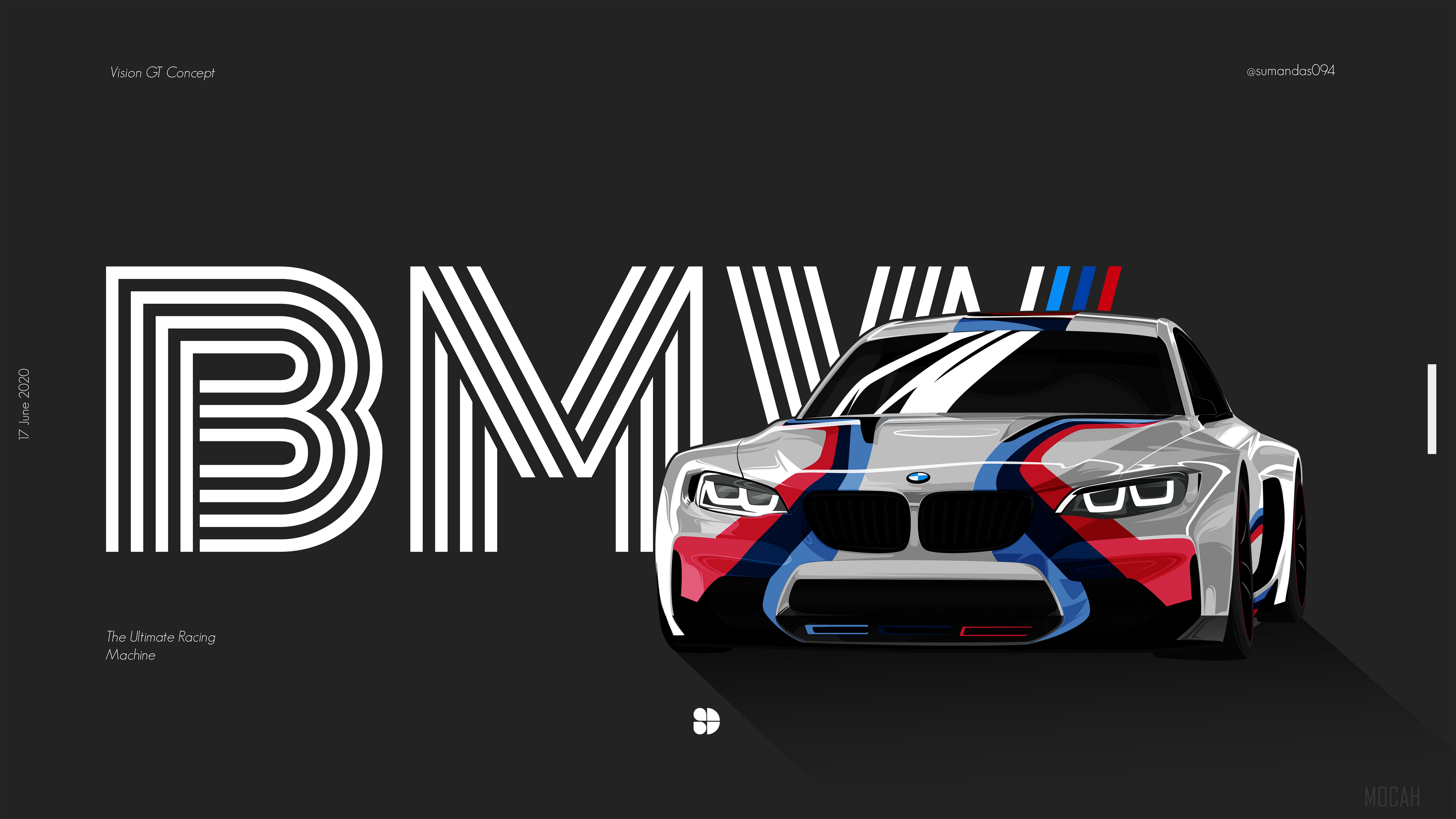 BMW Vision Gran Turismo Concept Car HD Wallpaper