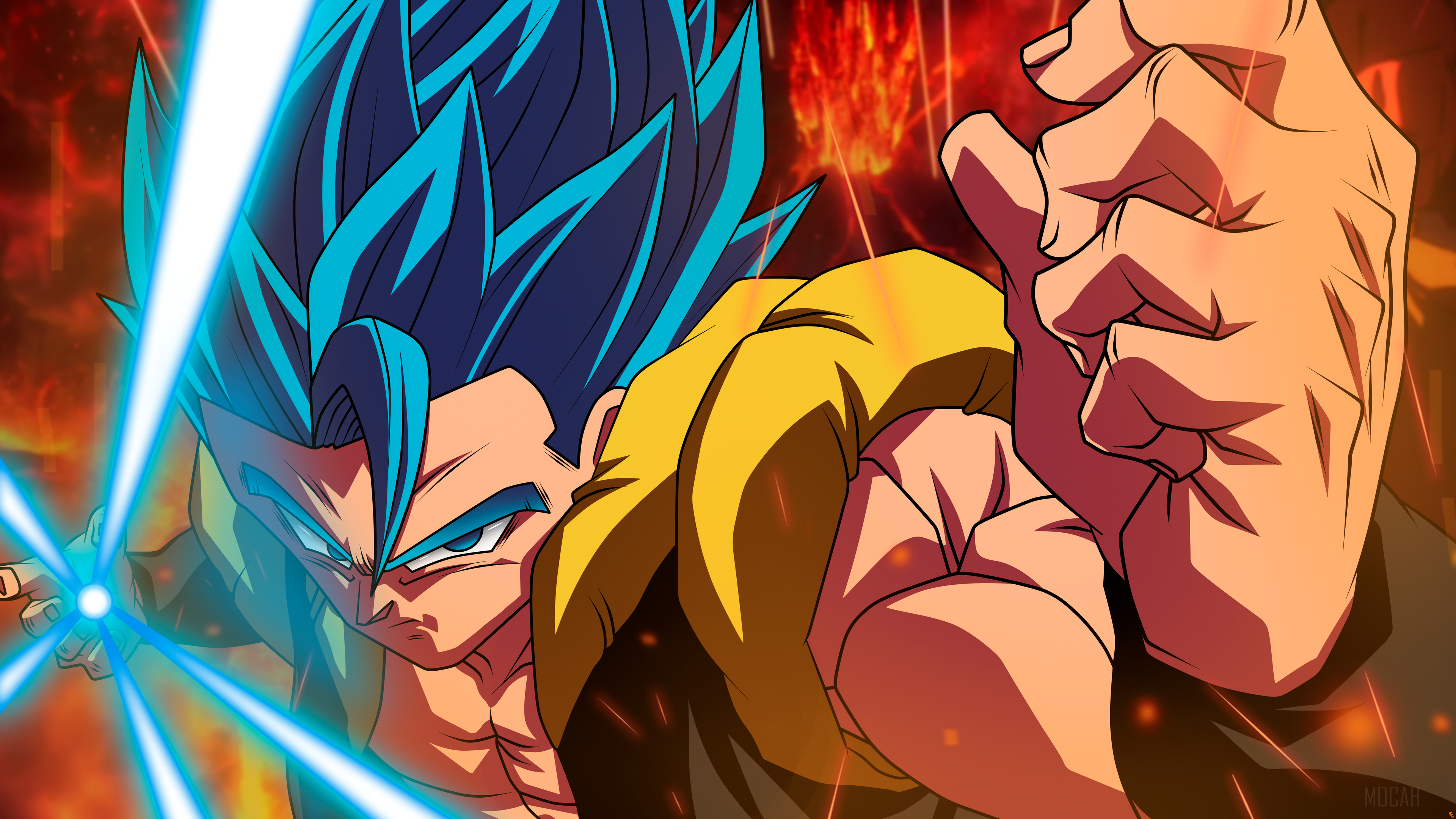 Gogeta from Dragon Ball 4K HD Wallpaper