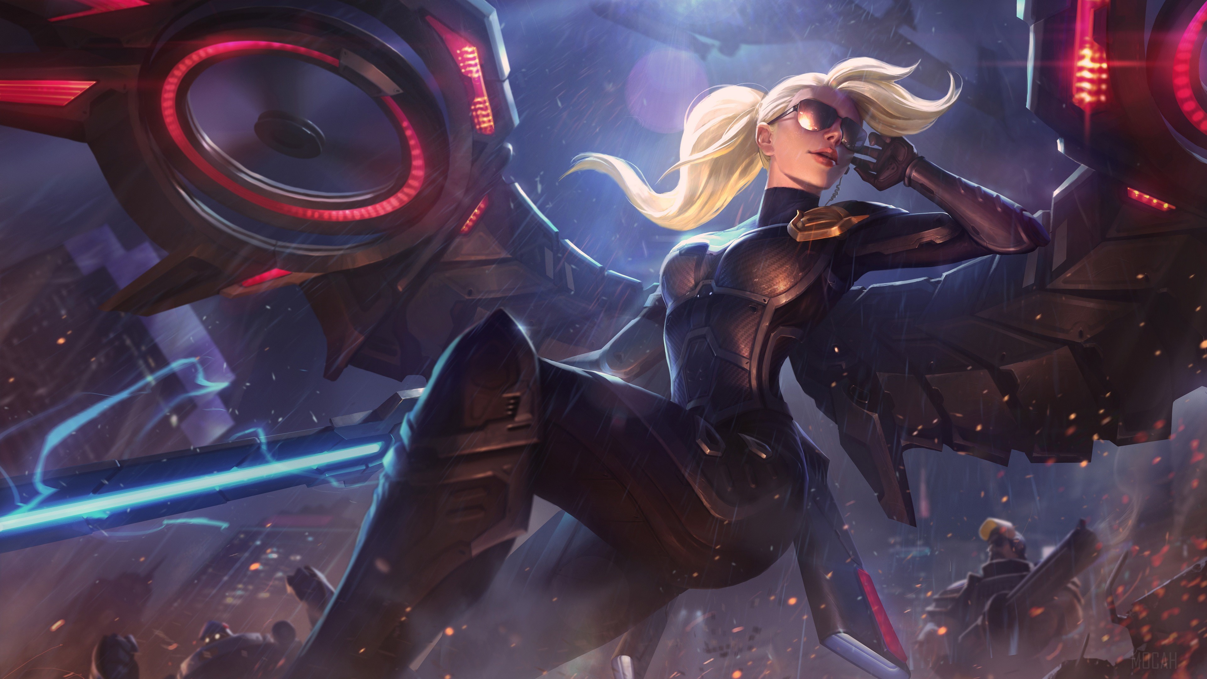 Kayle from League of Legends 4K HD Wallpaper