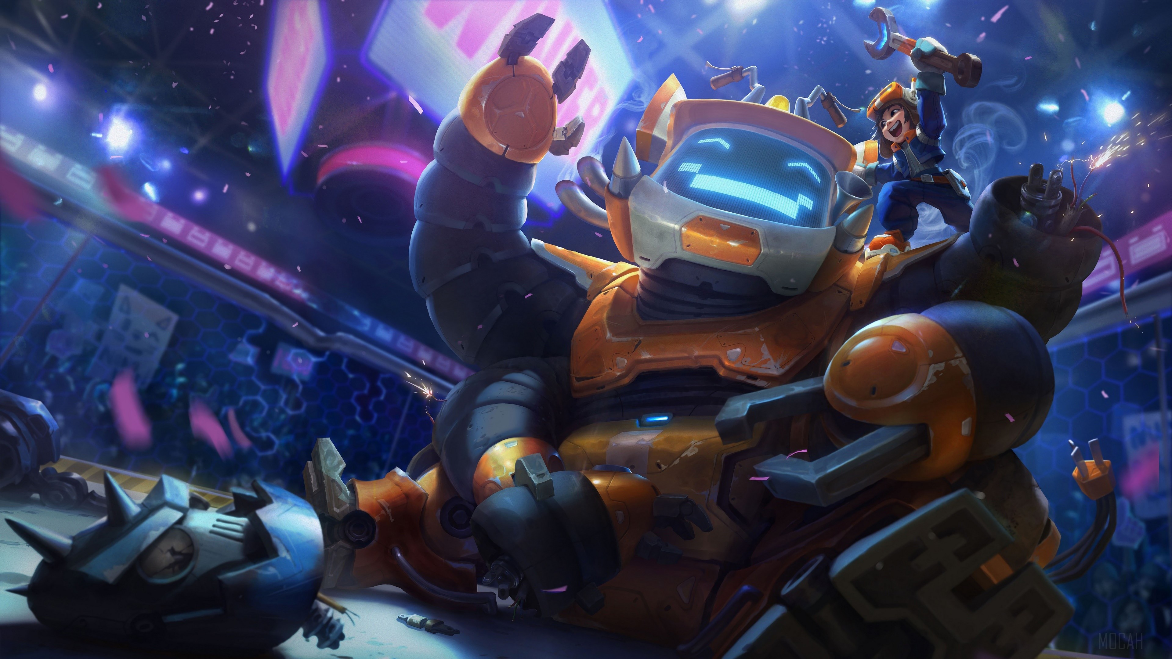 Nunu from League of Legends 4K HD Wallpaper