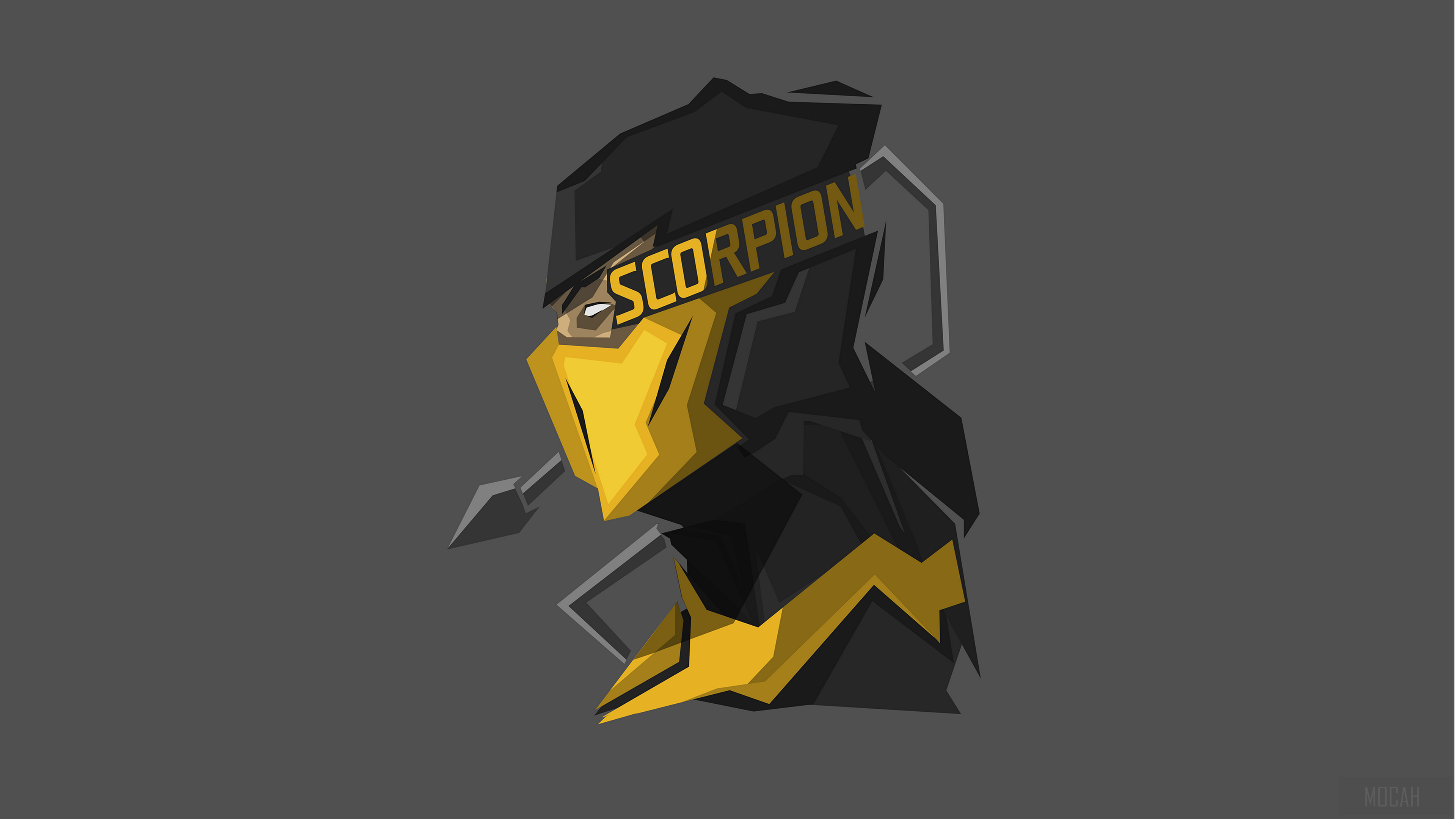 Scorpion from Mortal Kombat 4K HD Wallpaper
