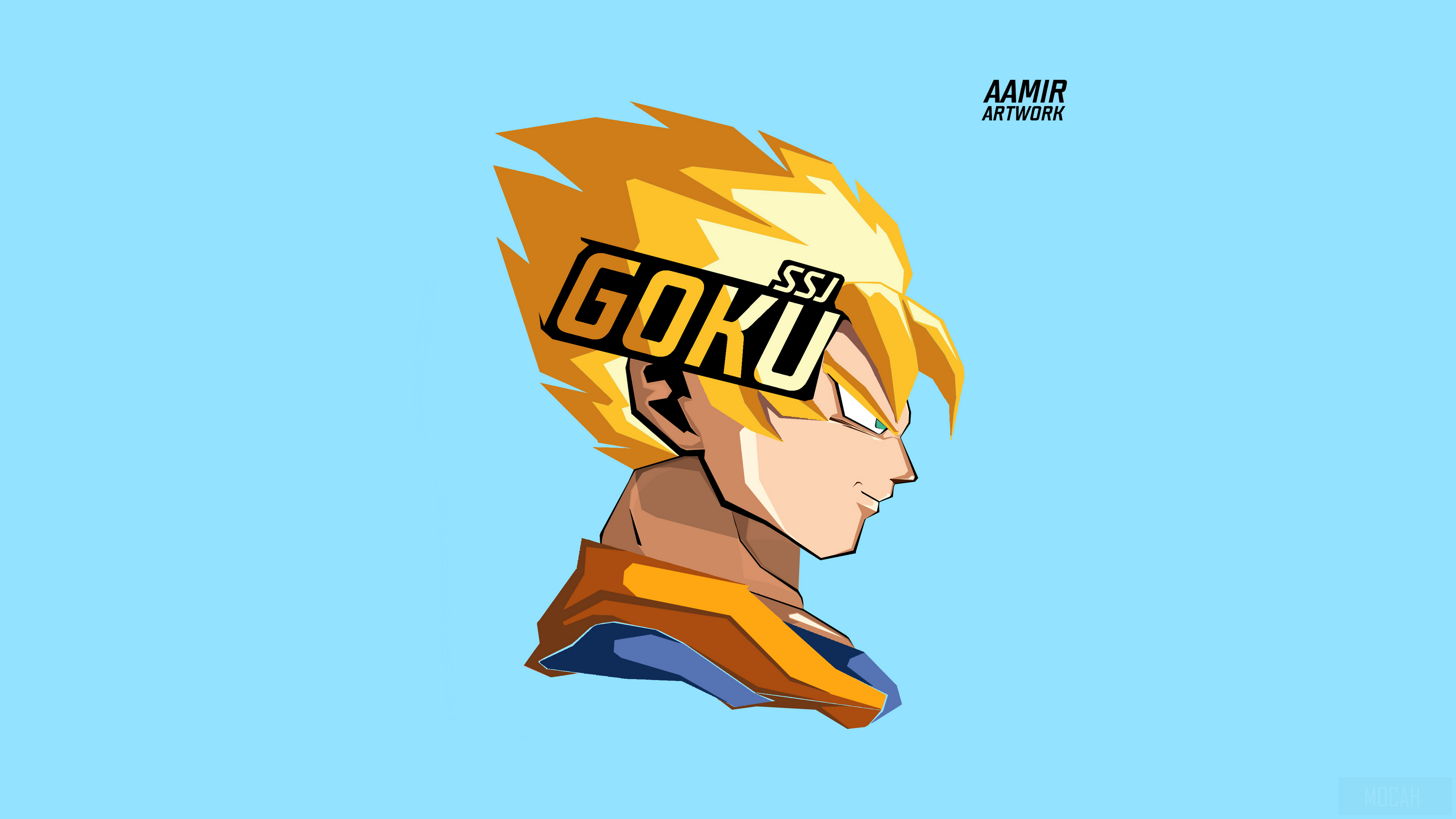 Super Saiyan Goku from Dragon Ball Z HD Wallpaper