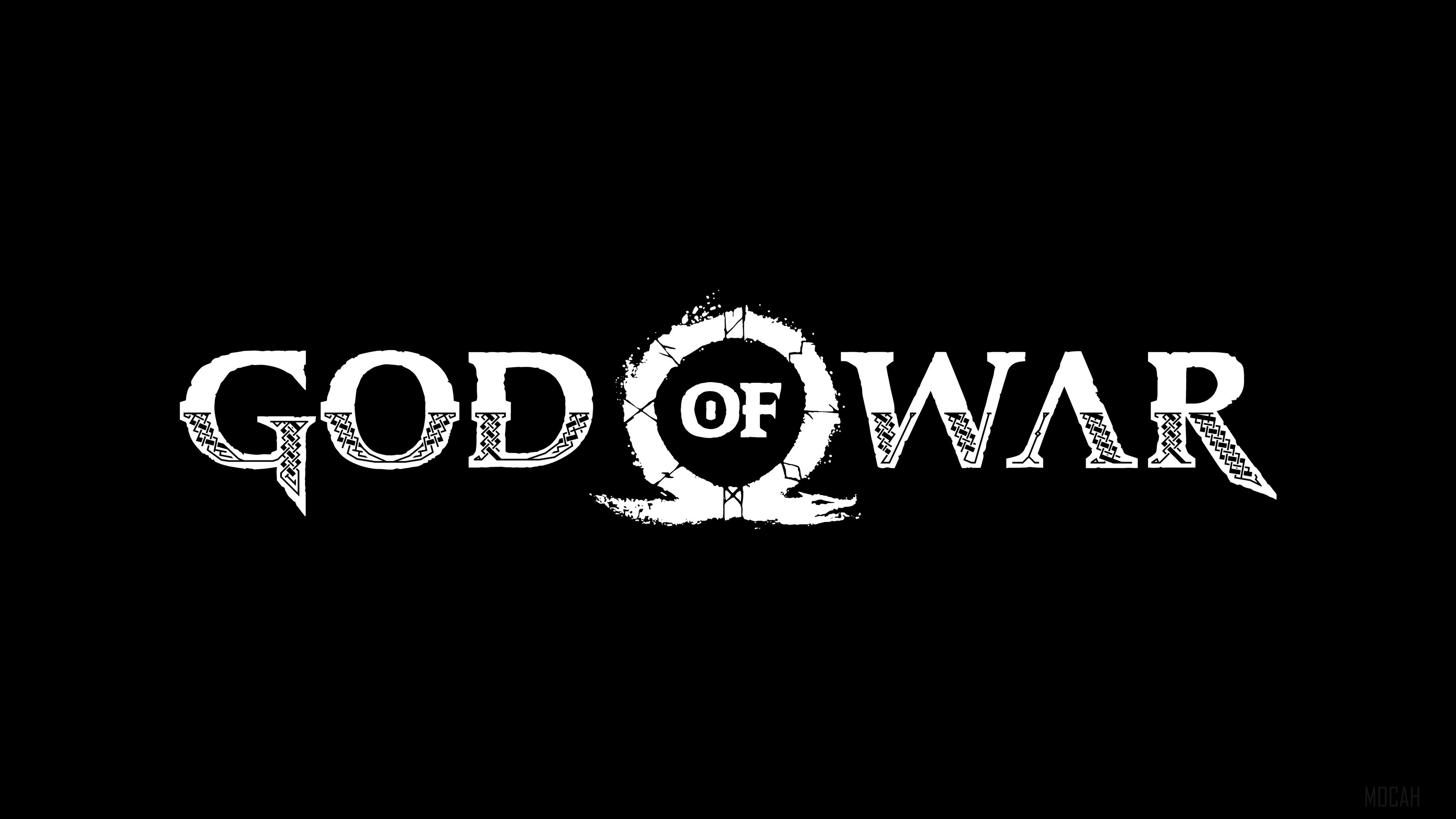 God of War logo HD Wallpaper