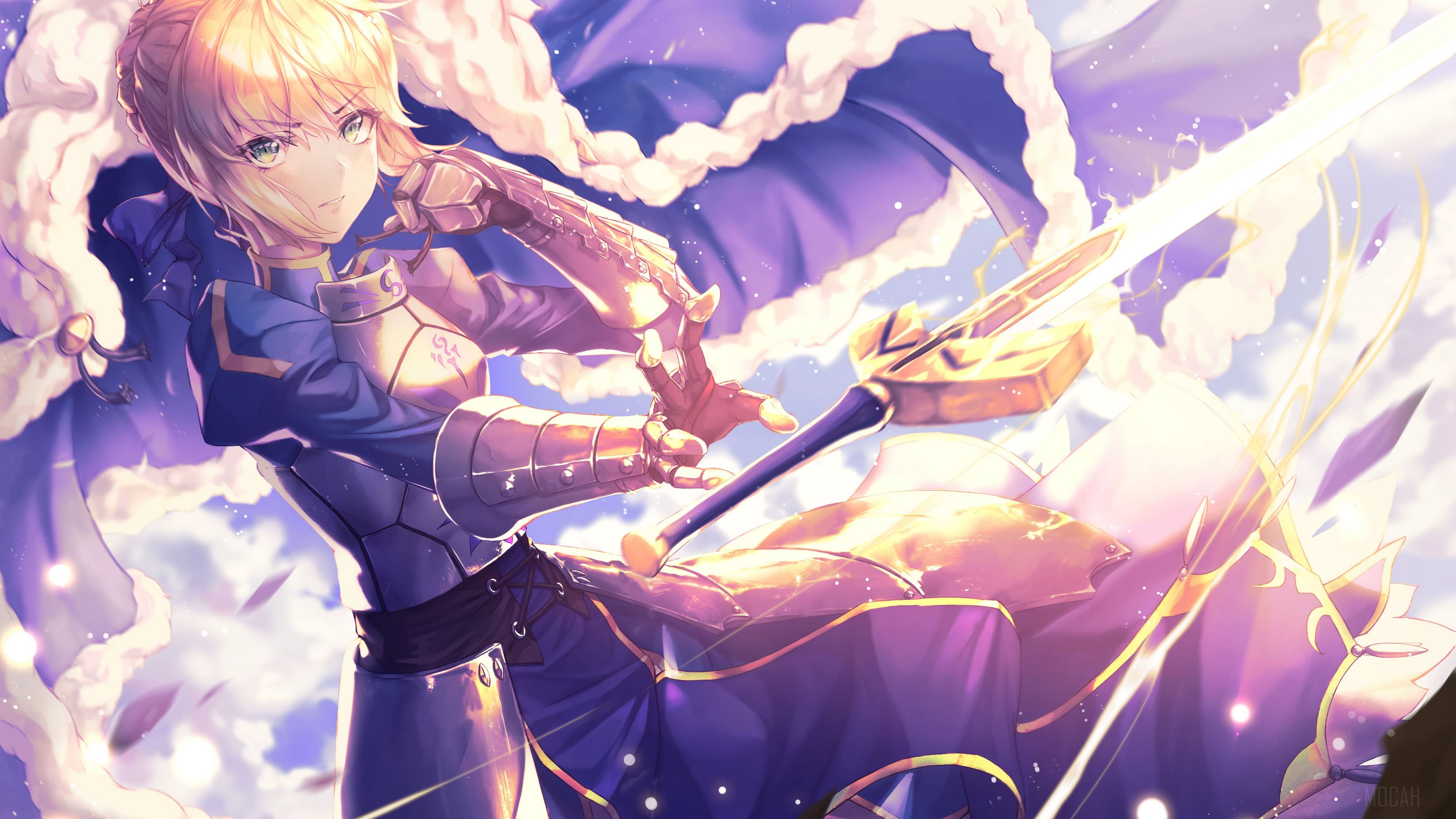 Saber from Fate/stay night 4K HD Wallpaper