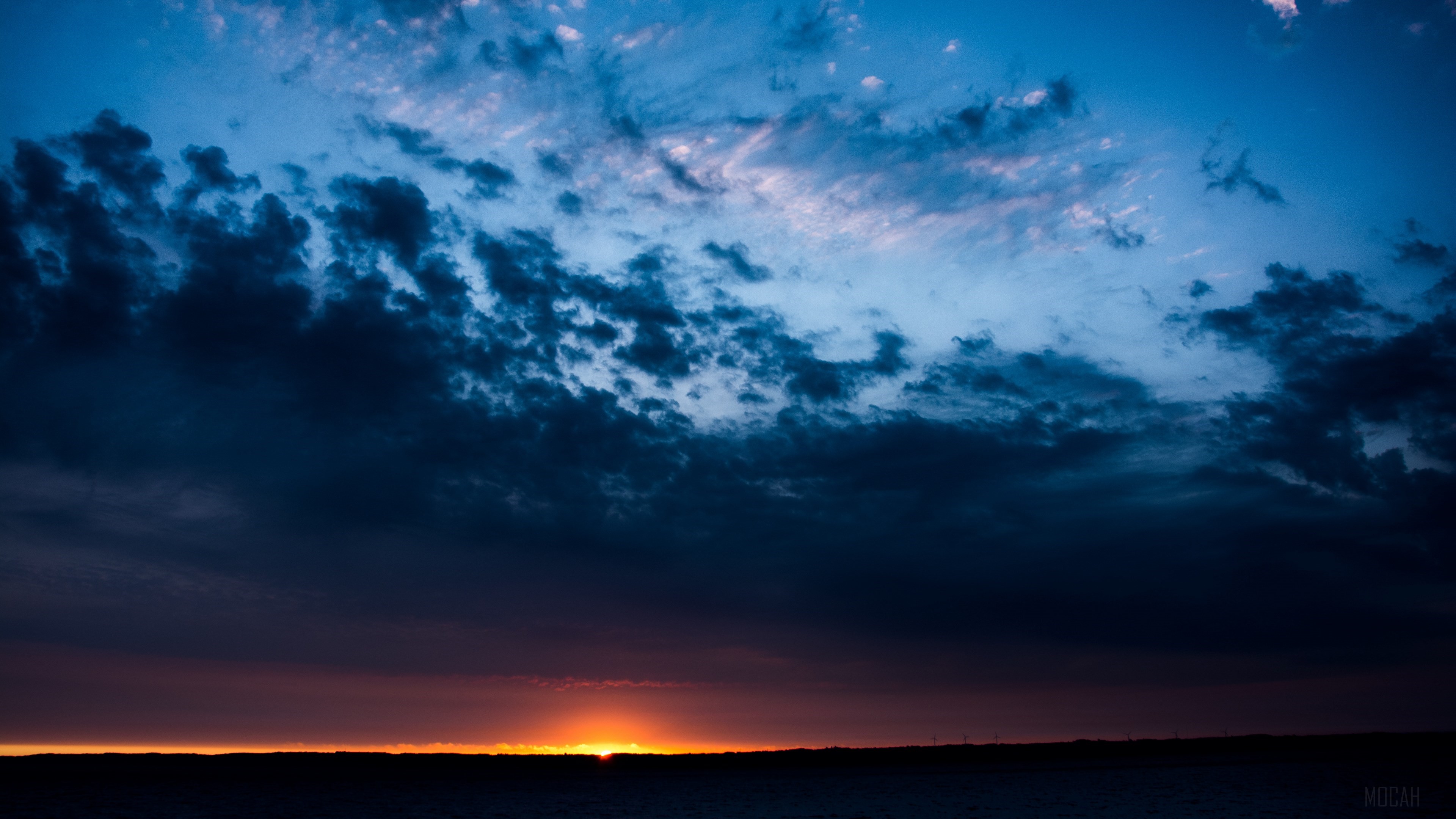 Sunrise over the Ocean 4K HD Wallpaper