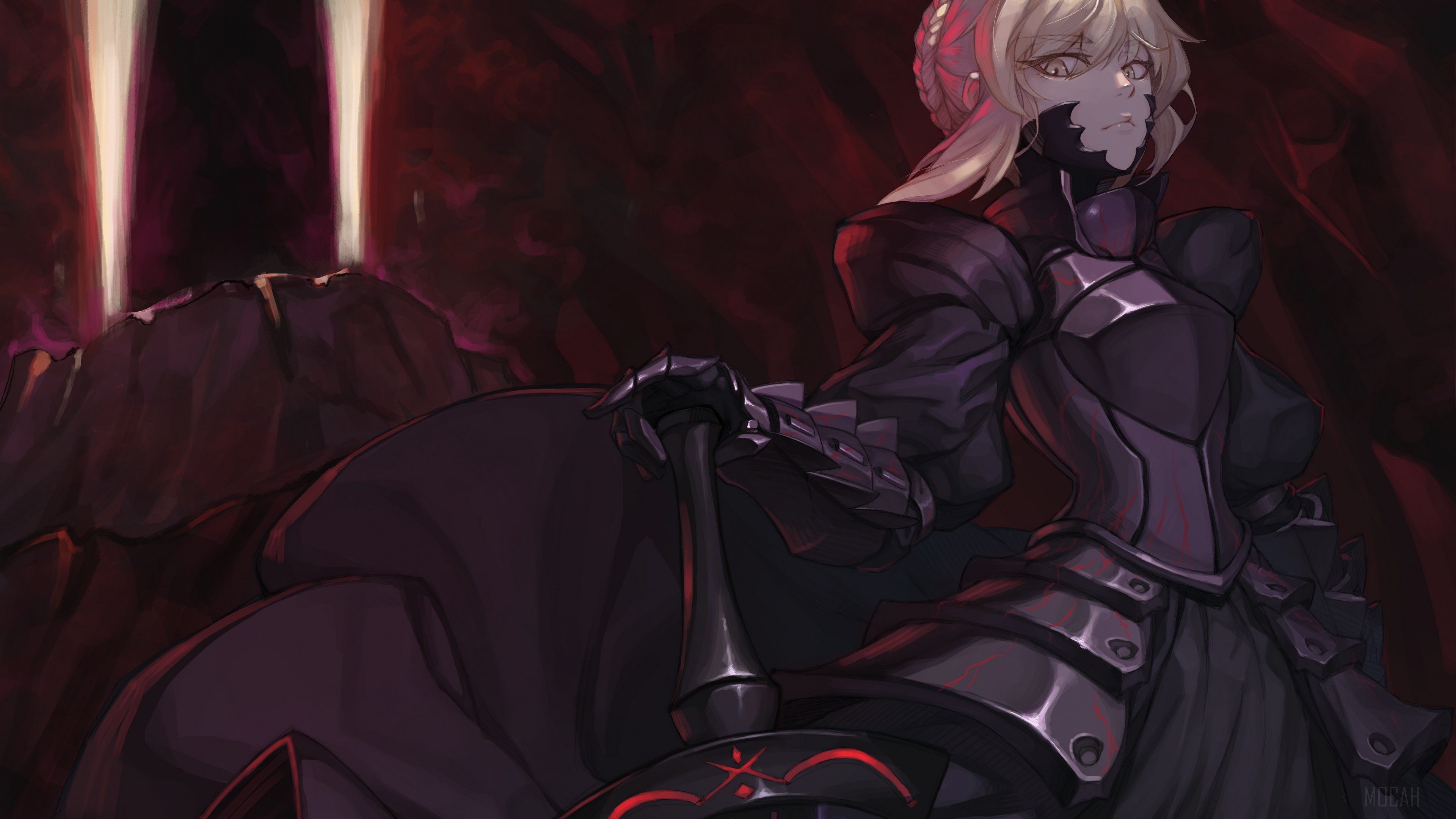 Saber Alter from Fate/stay night 4K HD Wallpaper