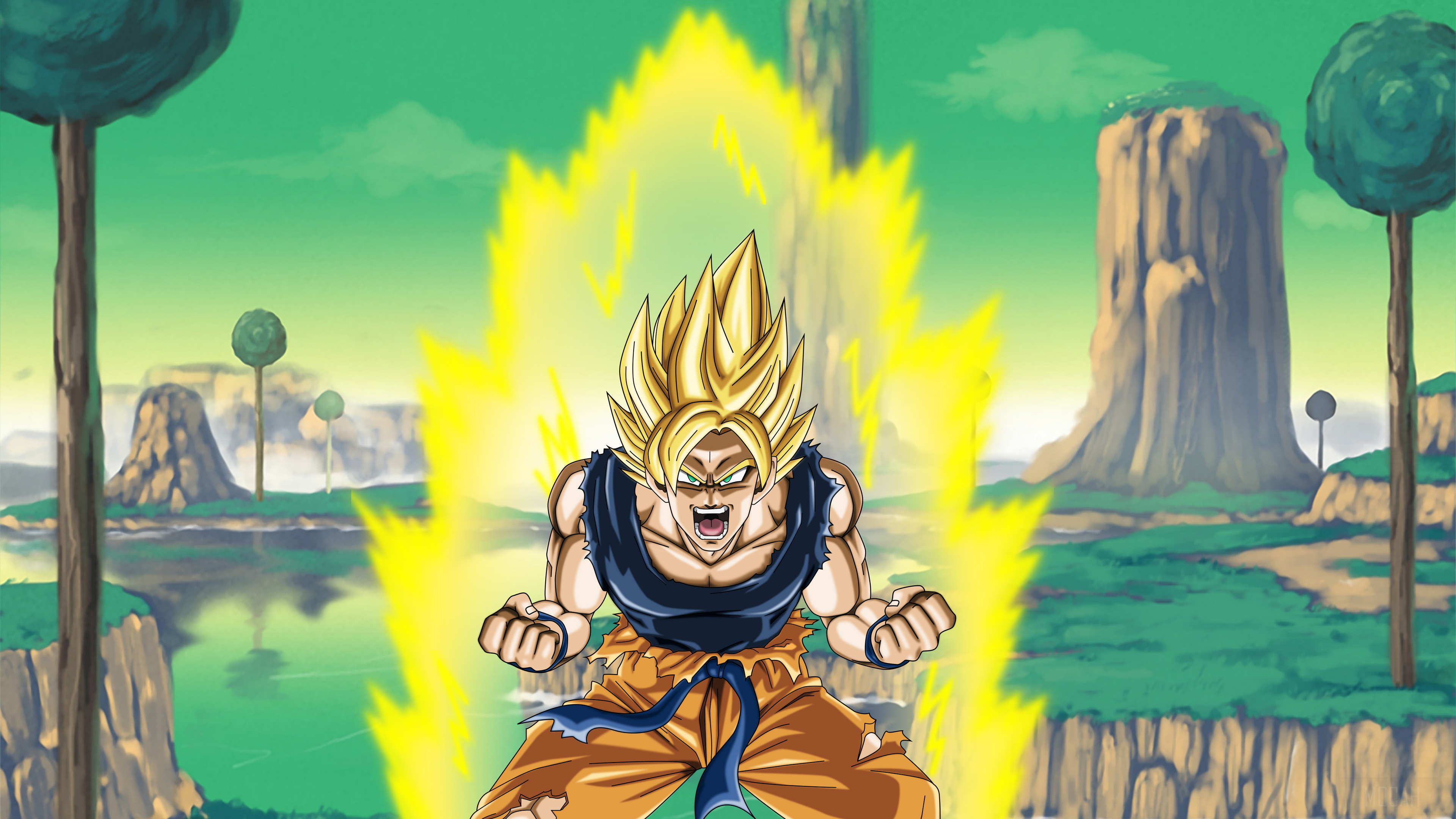 Goku Super Saiyan 4K HD Wallpaper