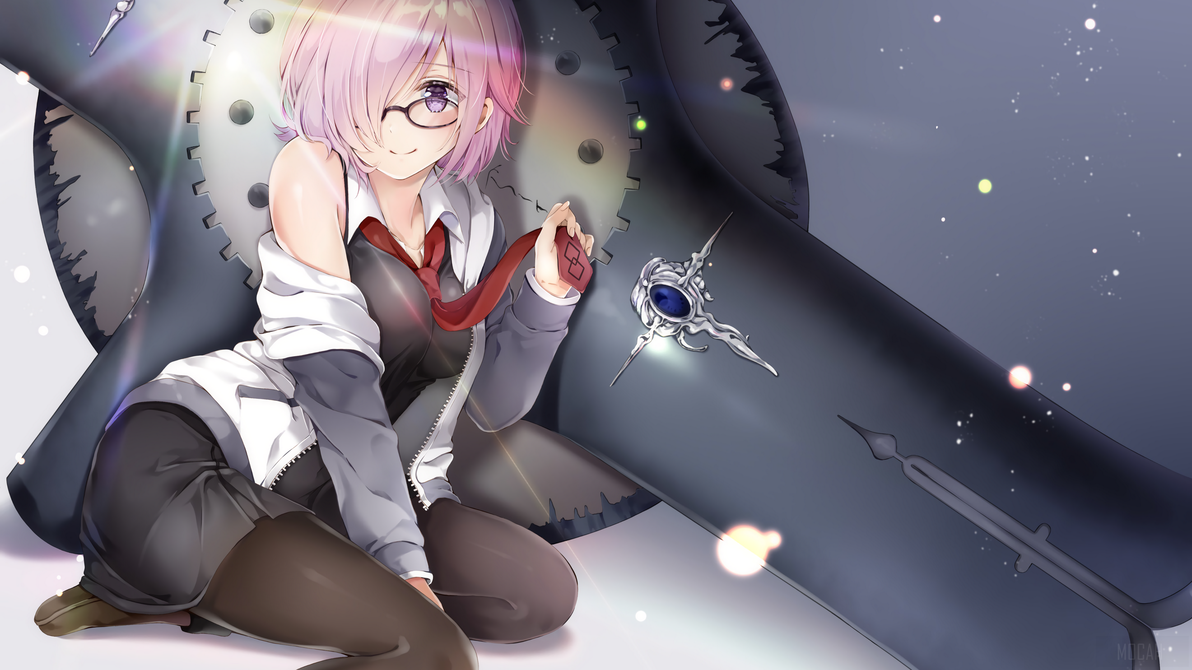 Shielder from Fate/Grand Order 4K HD Wallpaper
