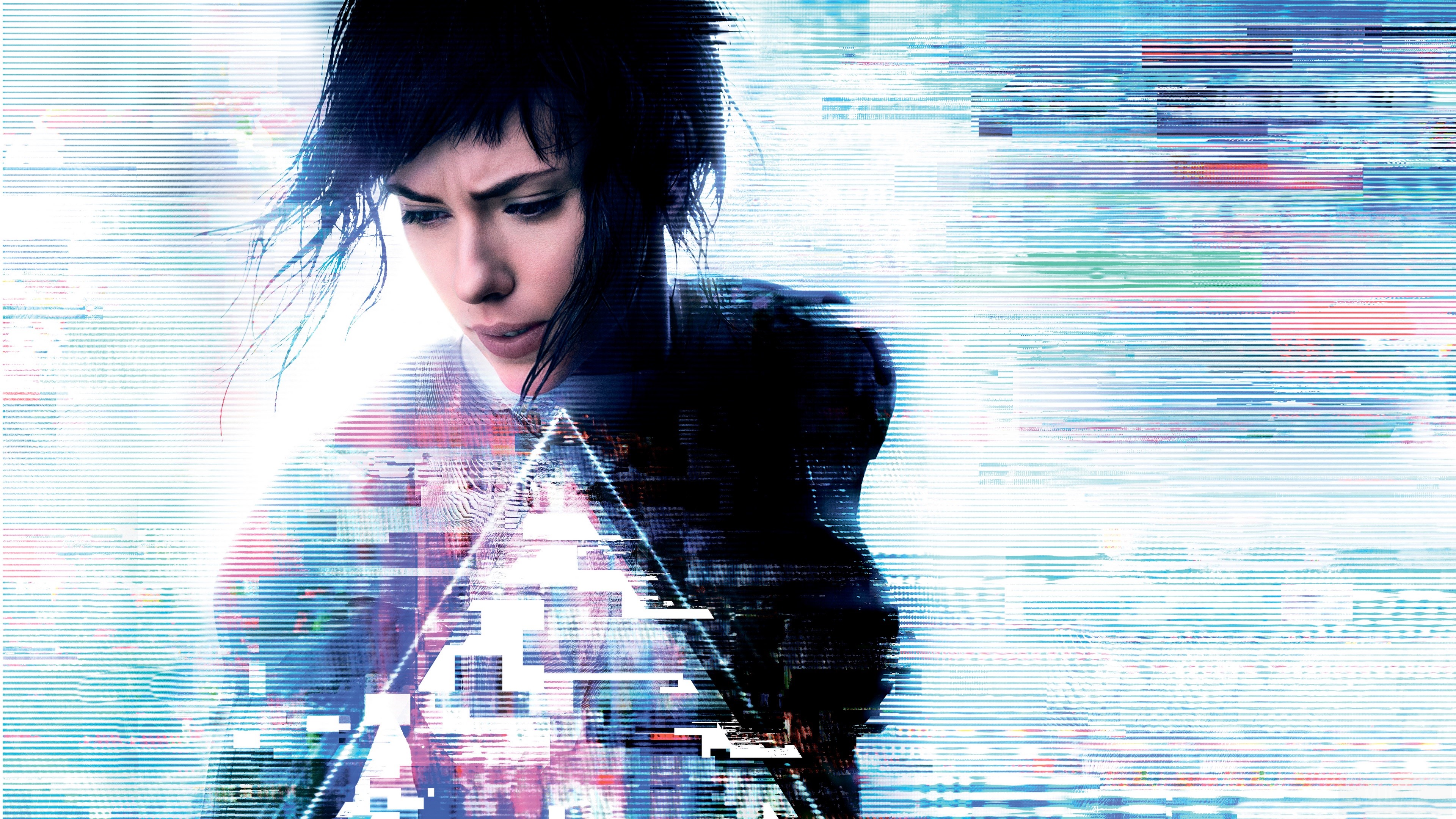 Scarlett Johansson in Ghost in the Shell 4K HD Wallpaper