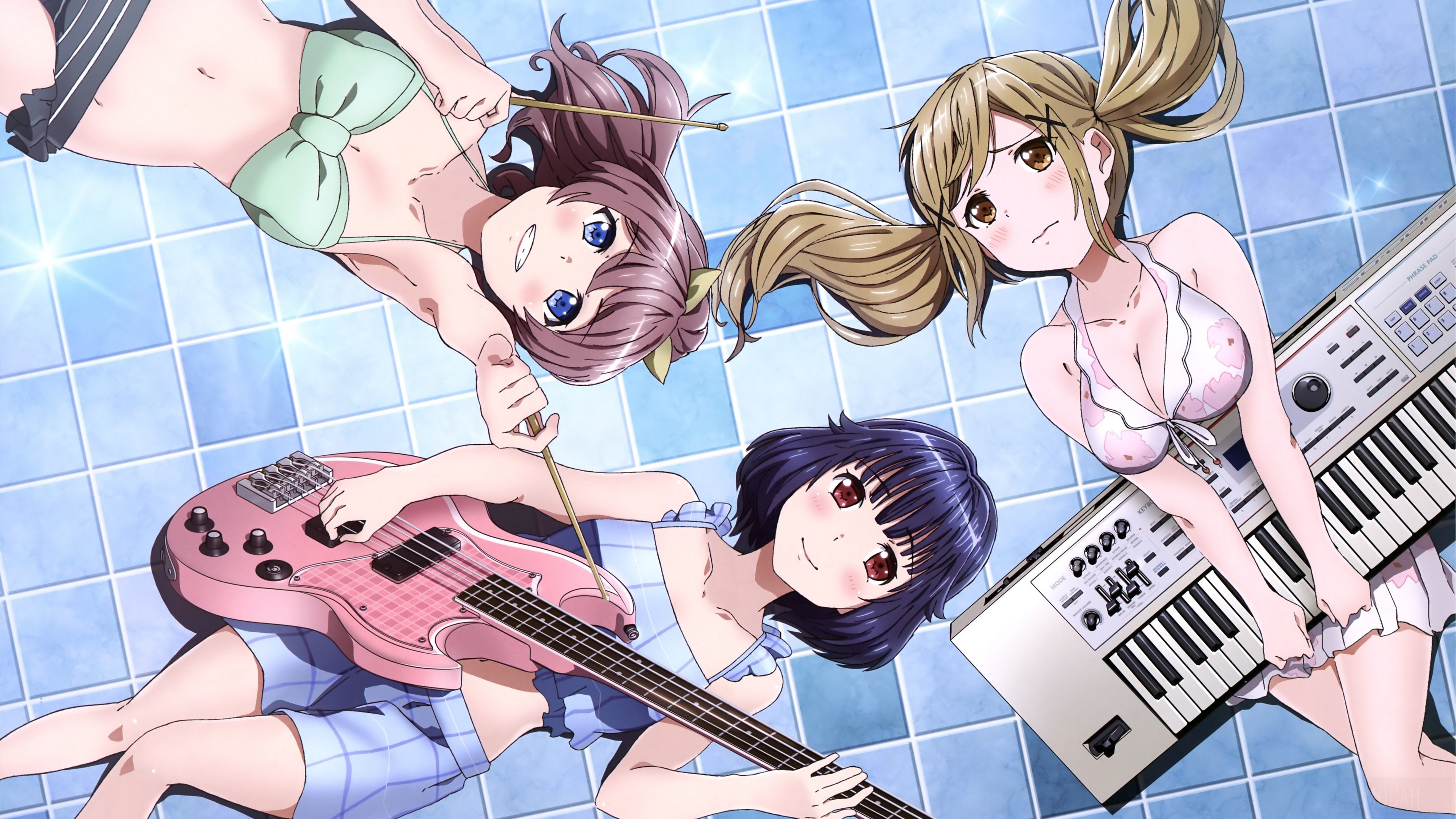 Arisa Ichigaya Rimi Ushigome Saaya Yamabuki HD Wallpaper