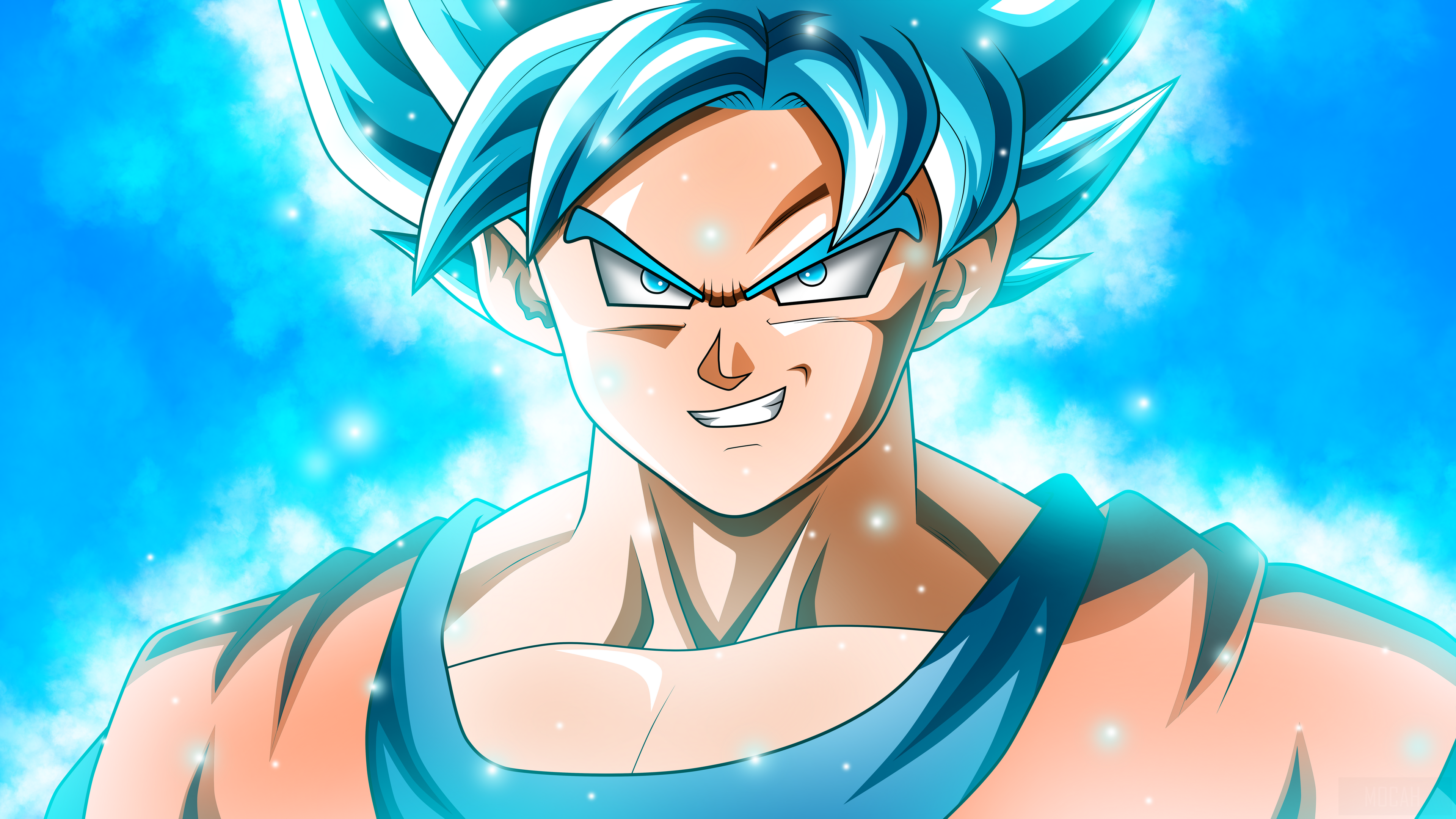 Dragon Ball Super Goku Blue 4K HD Wallpaper
