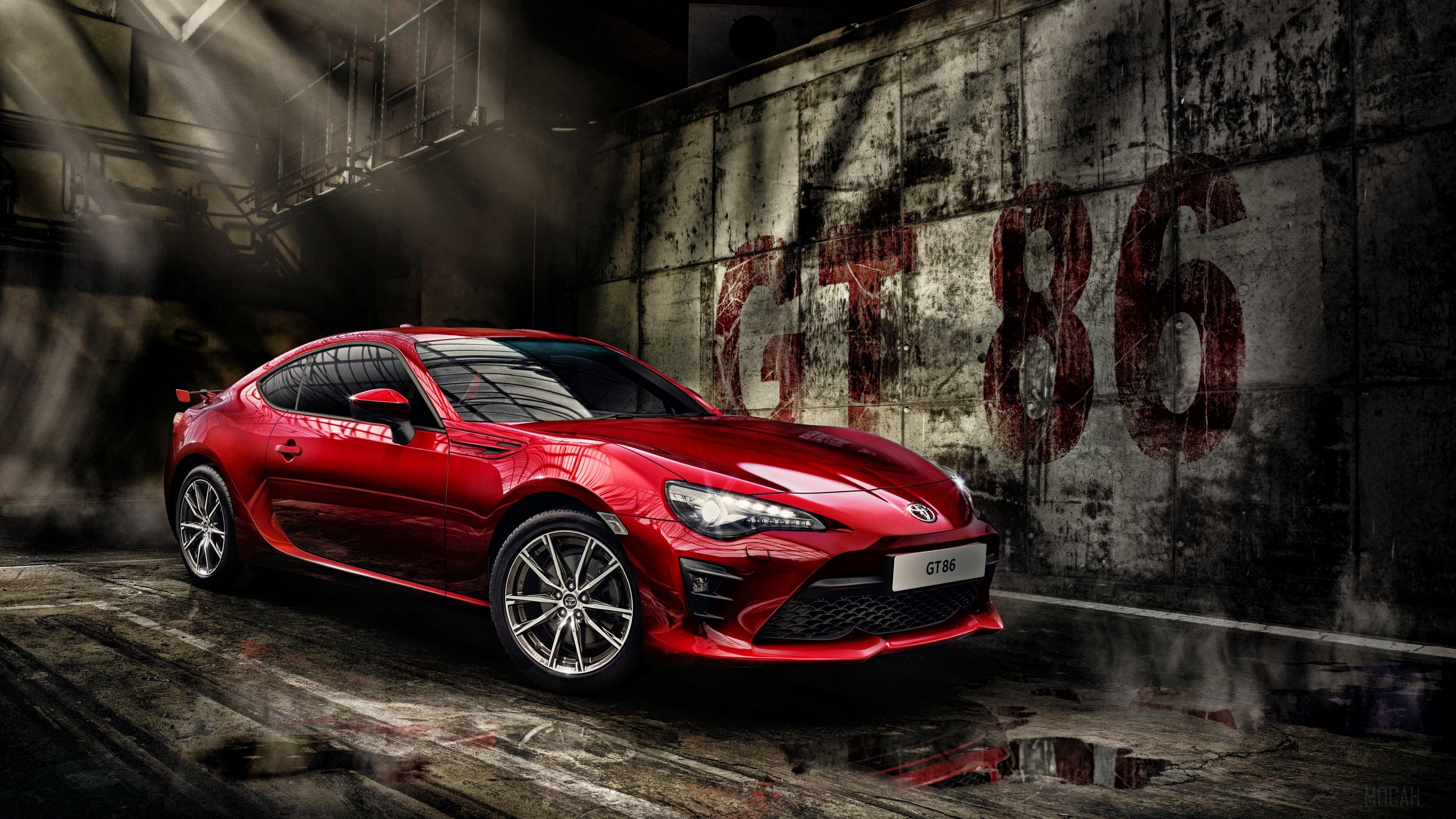 Red Toyota GT86 Sport Car 4K HD Wallpaper