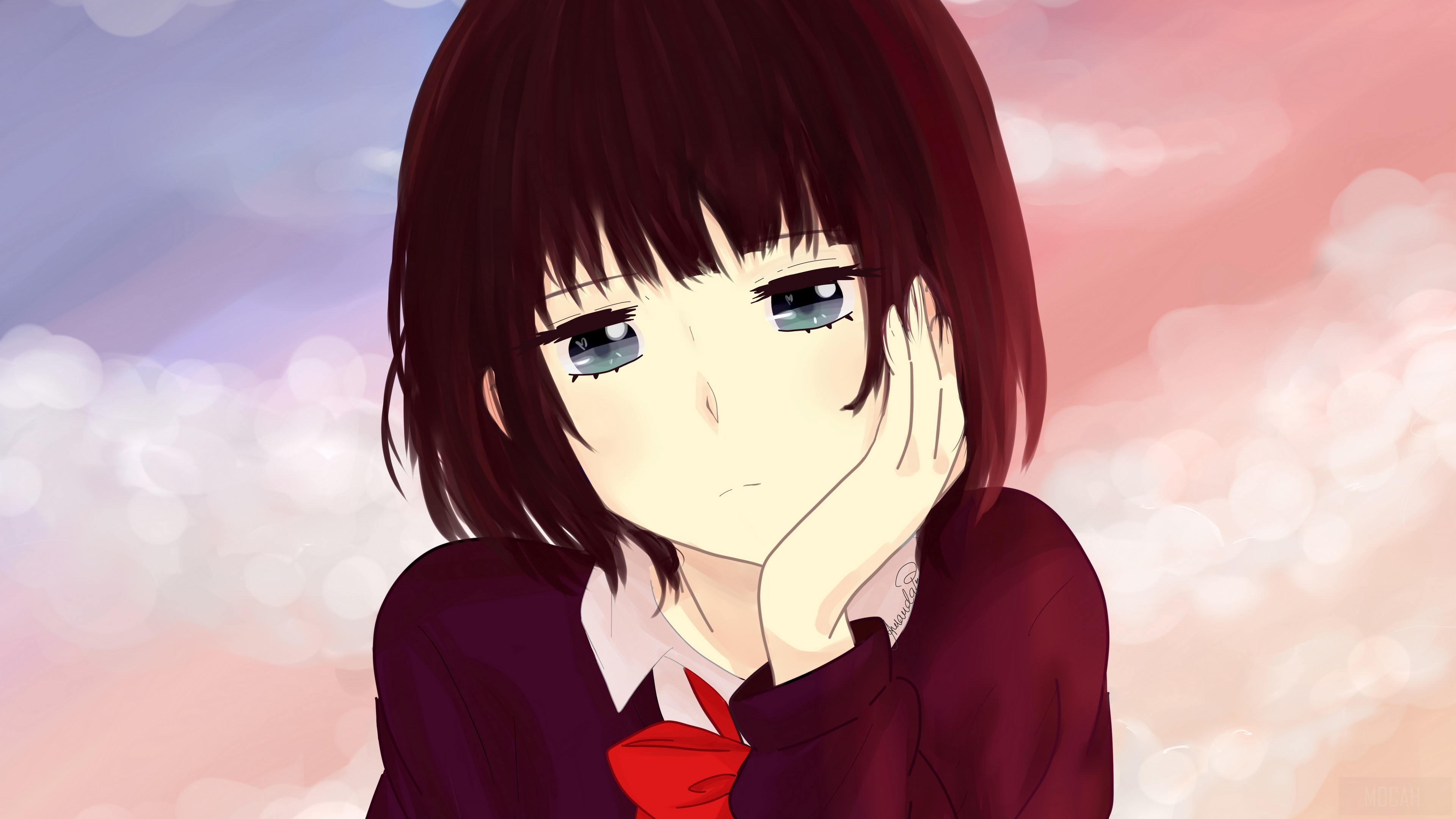 Hanabi Yasuraoka HD Wallpaper