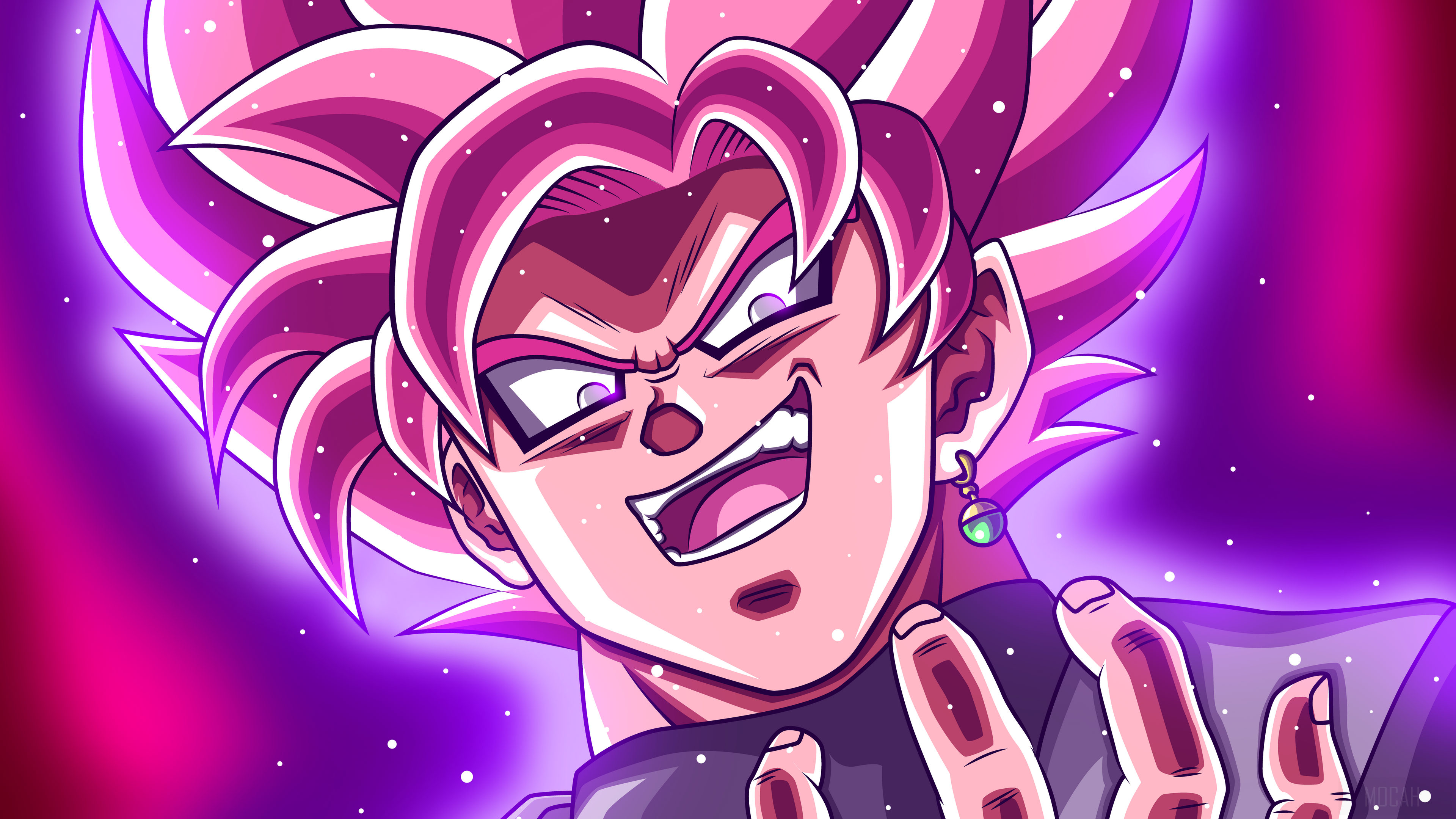 Goku Black Super Saiyan Rose from Dragon Ball HD Wallpaper