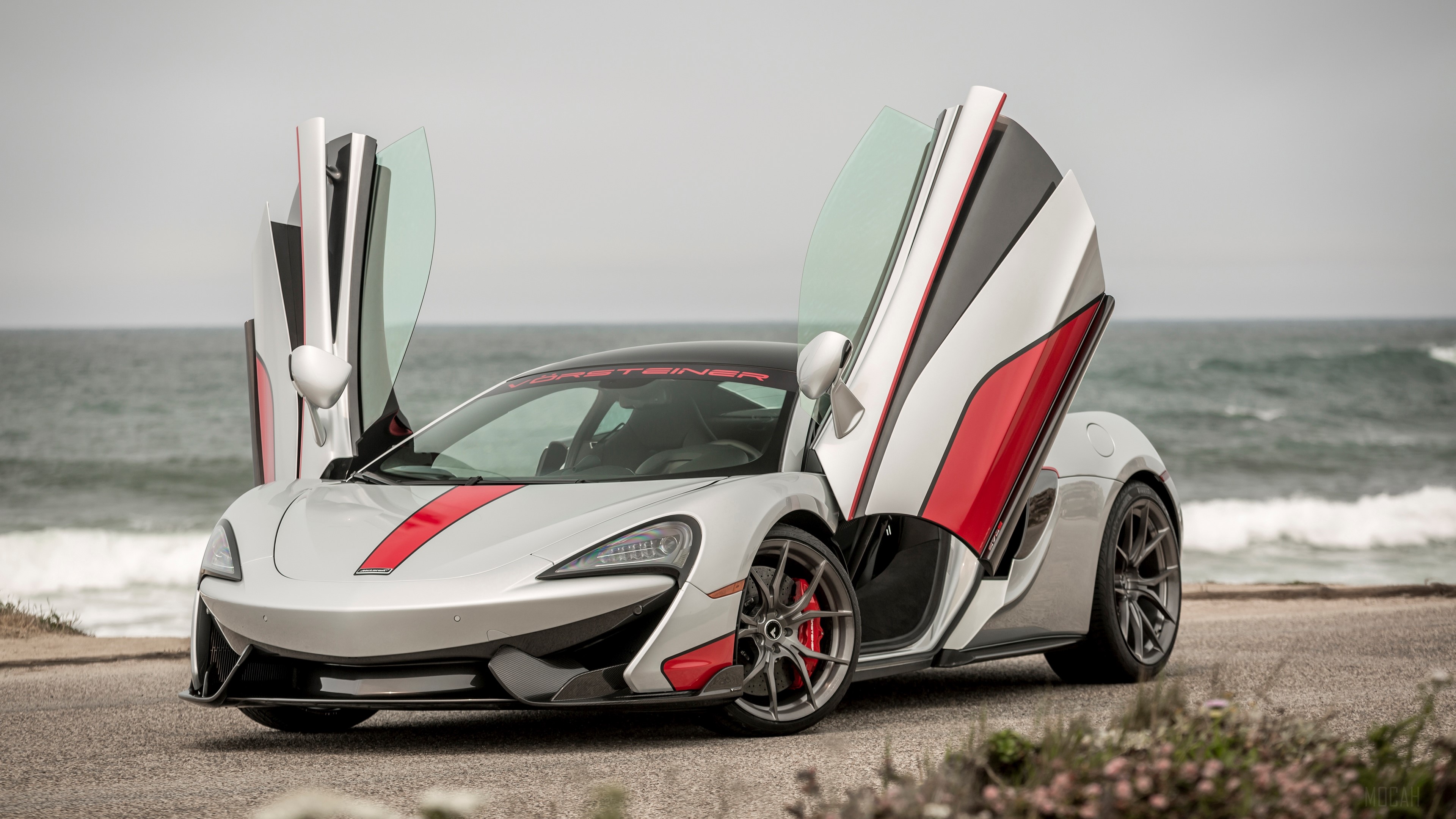 Vorsteiner McLaren 570-VX Supercar with Doors Open HD Wallpaper