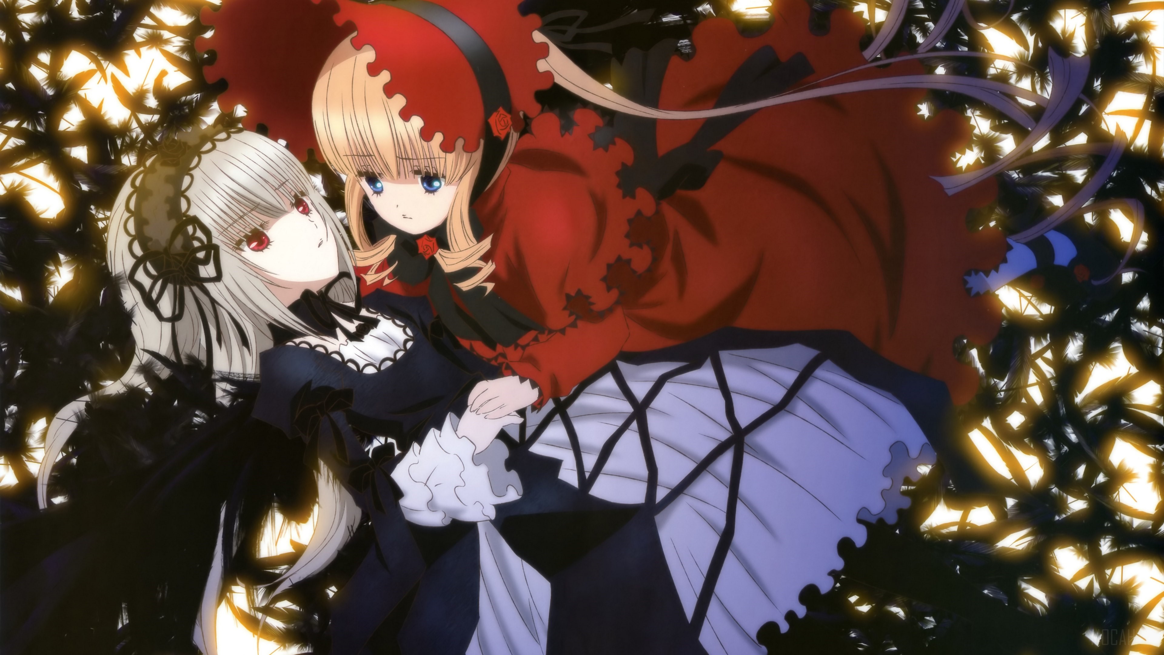 Shinku and Suigintou 4K HD Wallpaper