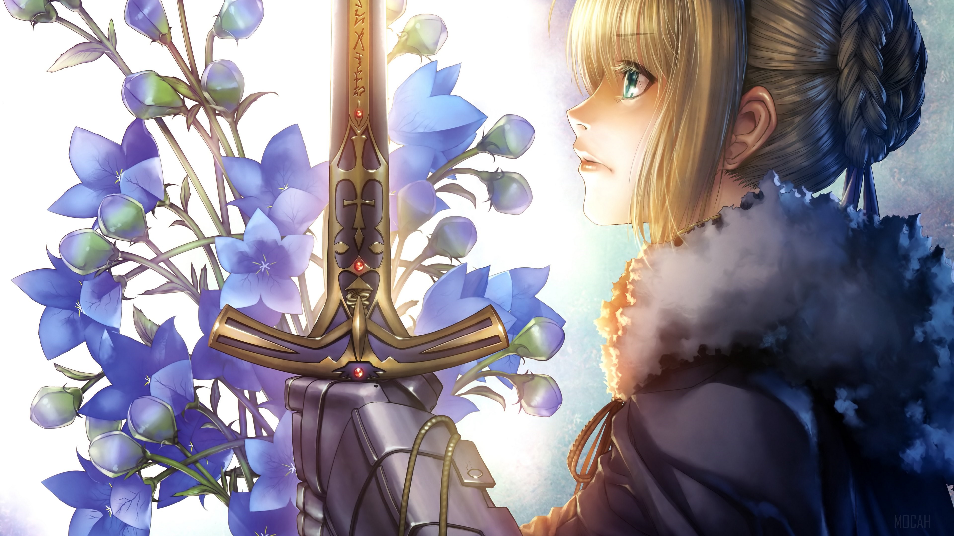 Saber from Fate/stay night 4K HD Wallpaper