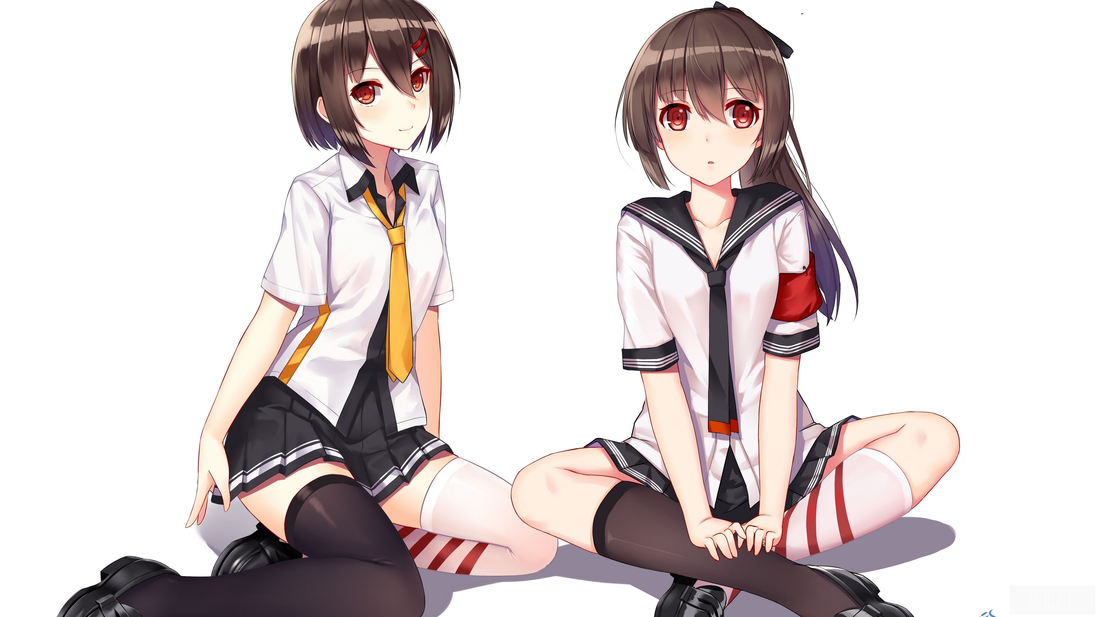Ayanami and Shikinami 4K HD Wallpaper