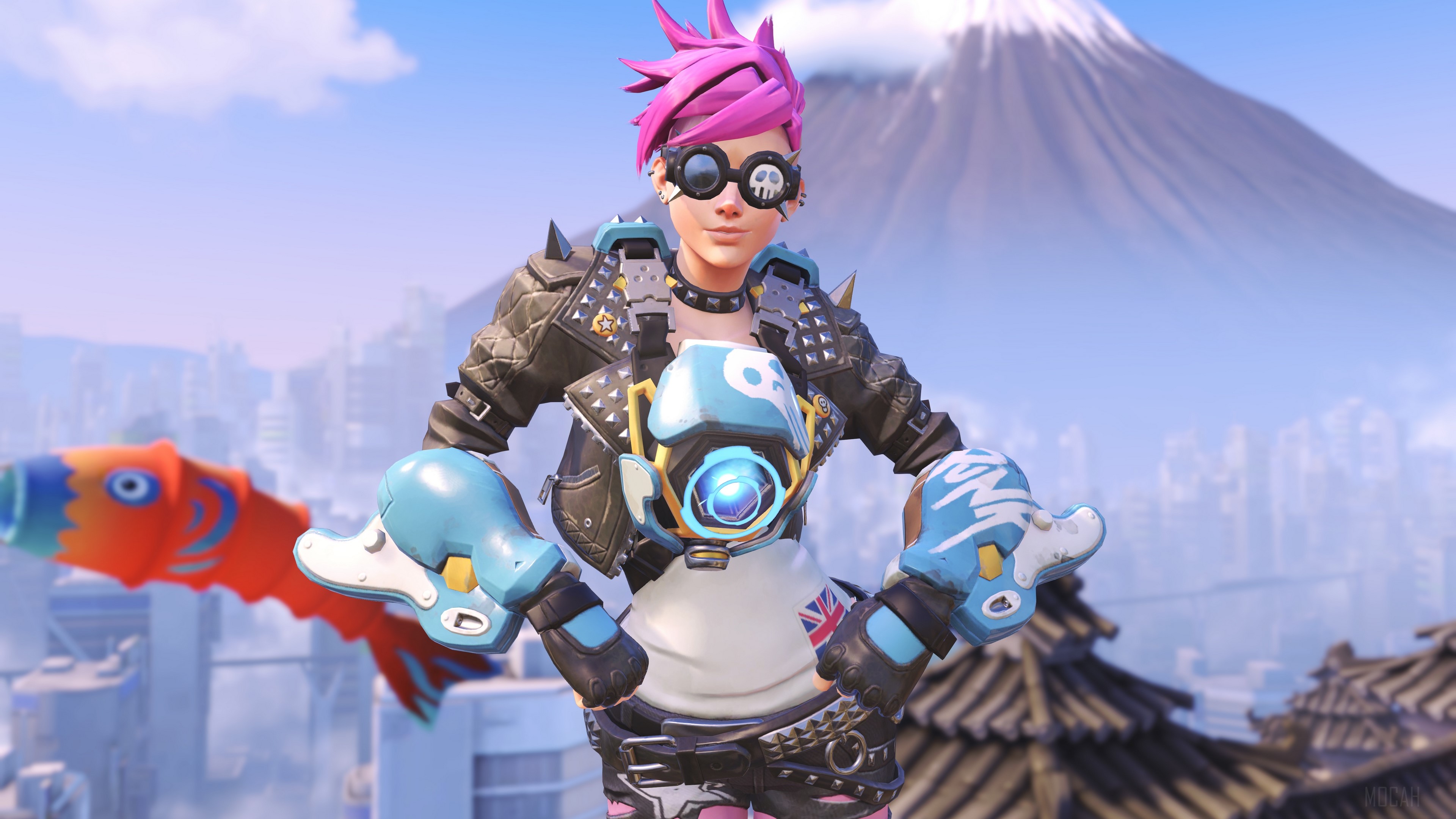 Tracer from Overwatch 4K HD Wallpaper