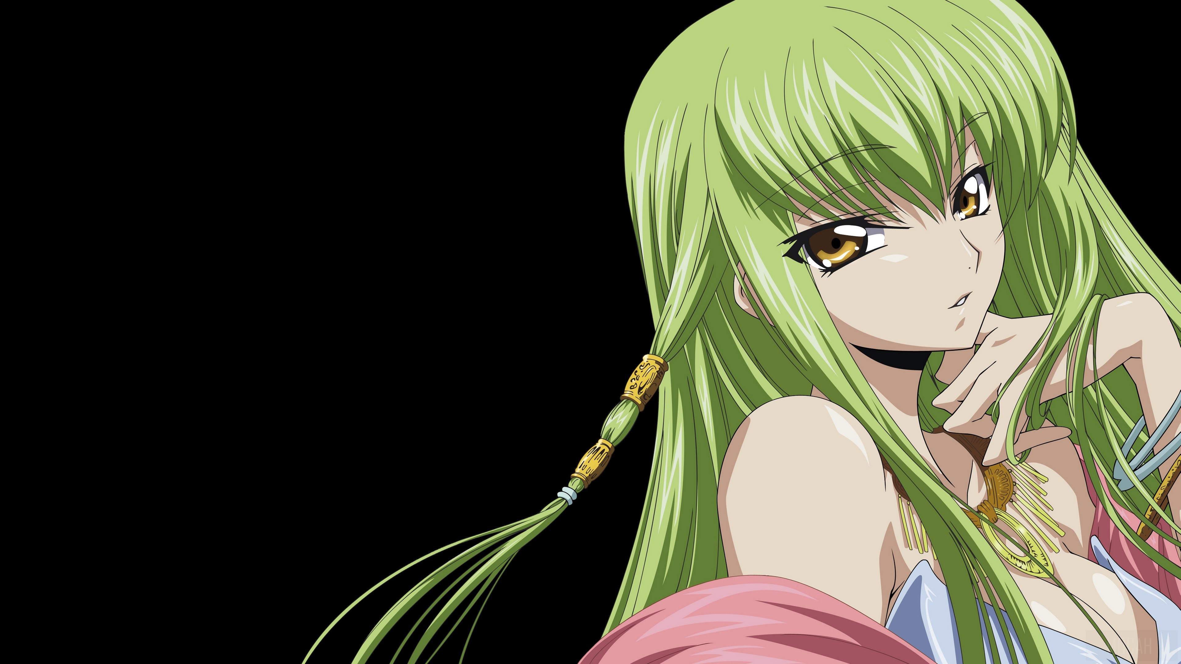 C.C. from Code Geass 4K HD Wallpaper