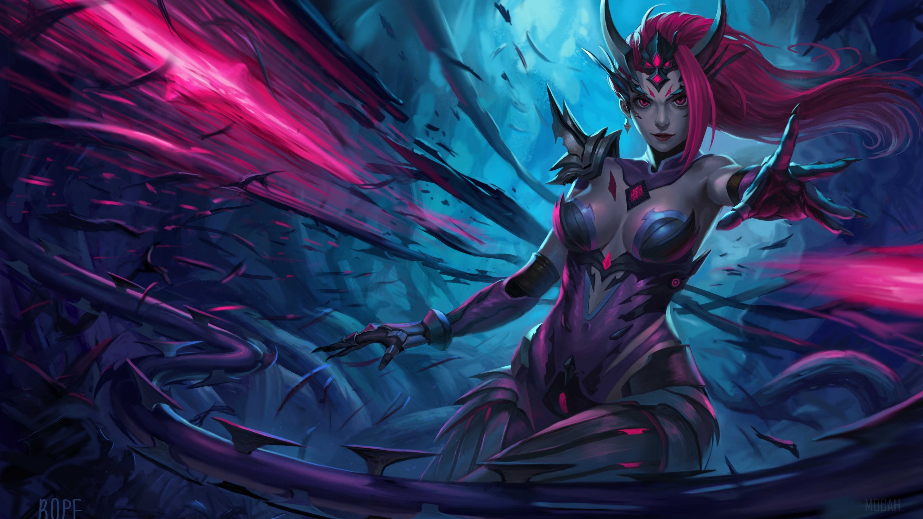 Zyra from League of Legends 4K HD Wallpaper