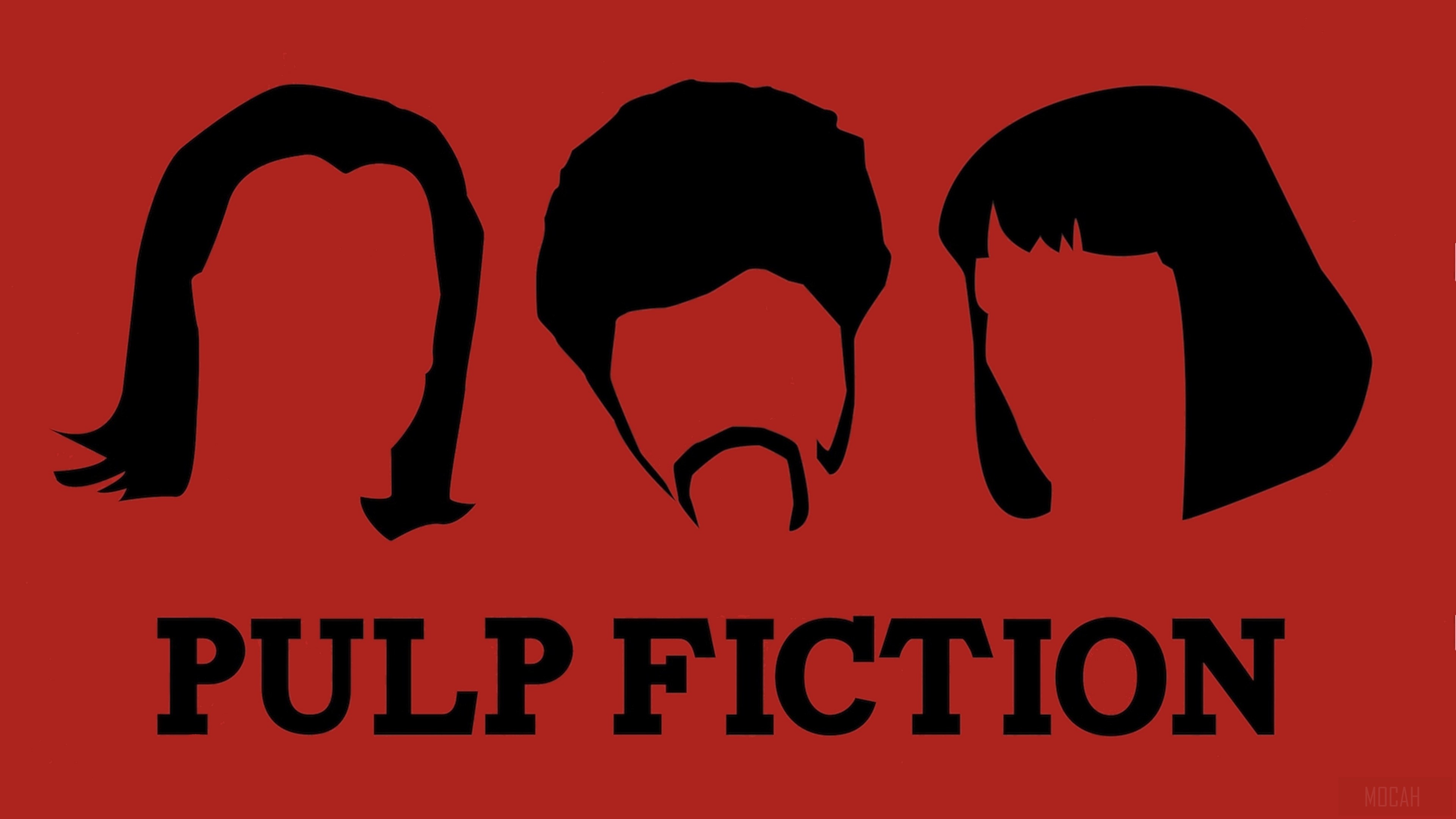 Pulp Fiction minimalist poster HD Wallpaper