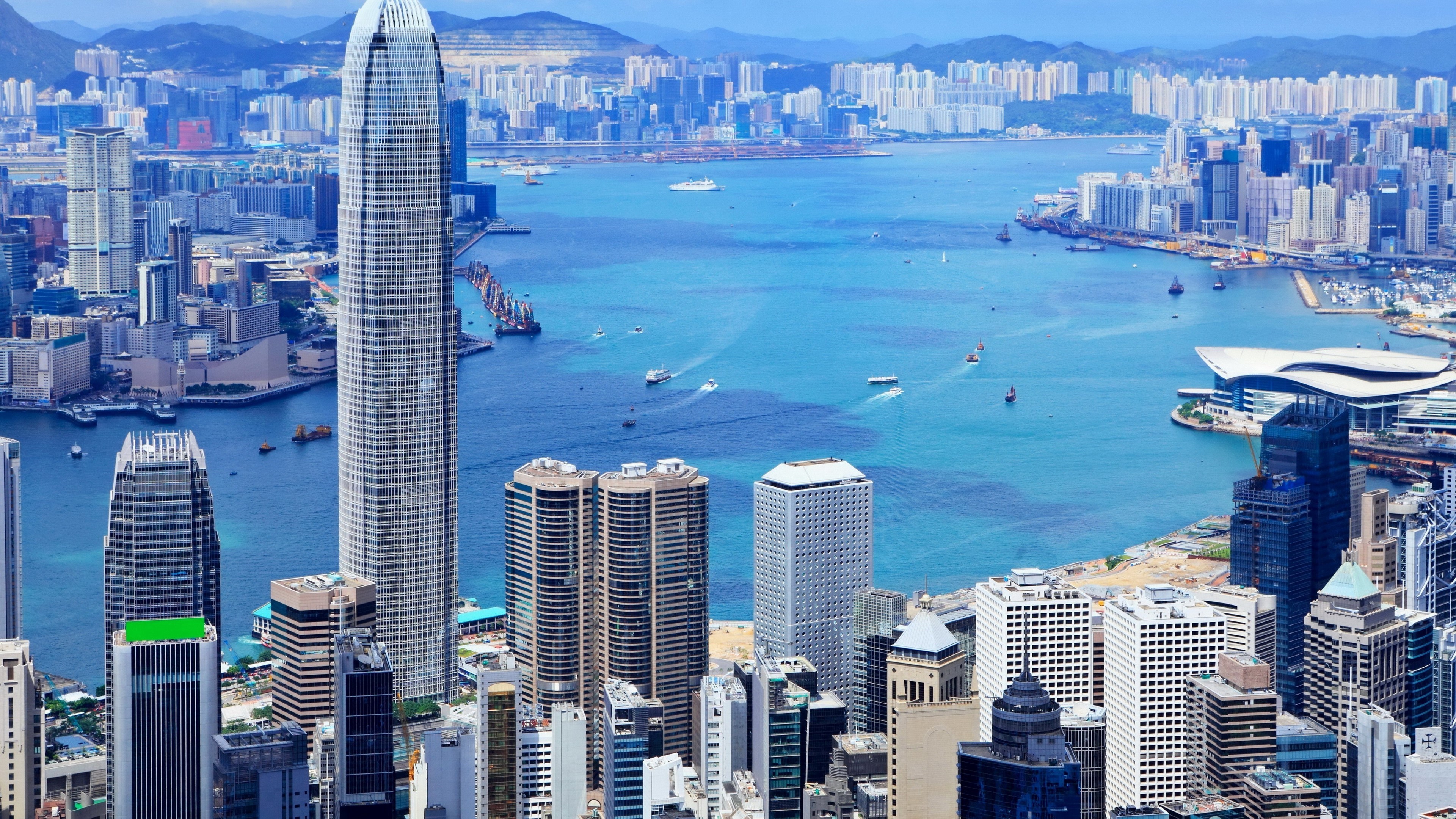 Hong Kong Skyline 4K HD Wallpaper