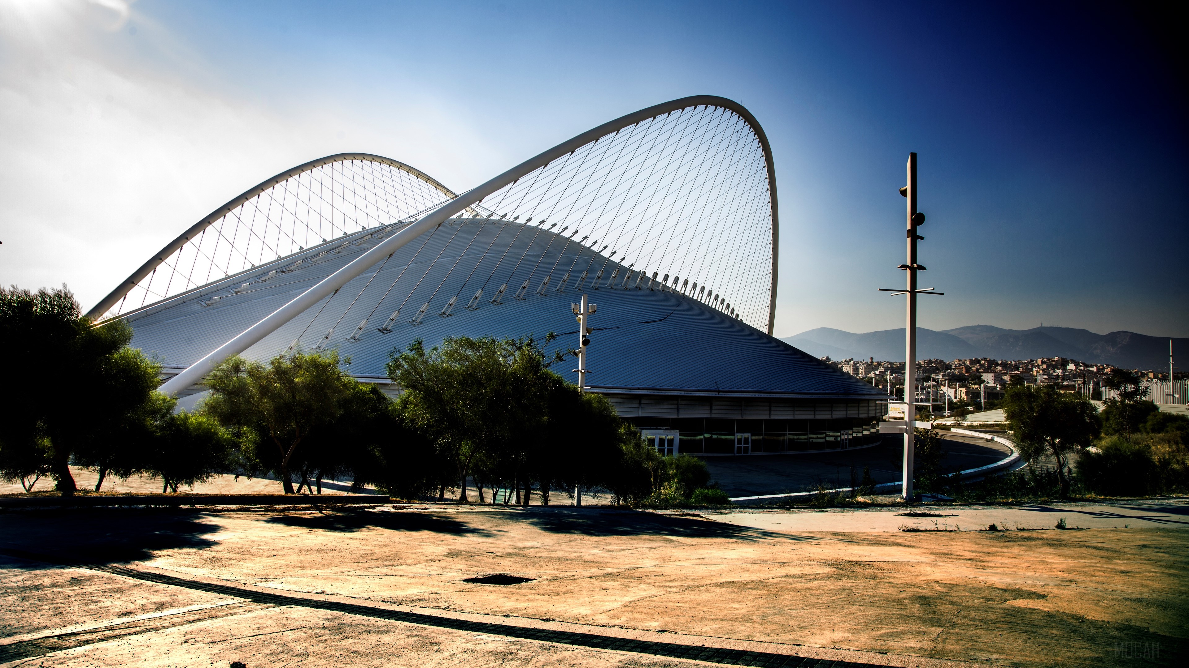 Olympic Stadium Athens Greece 4K HD Wallpaper