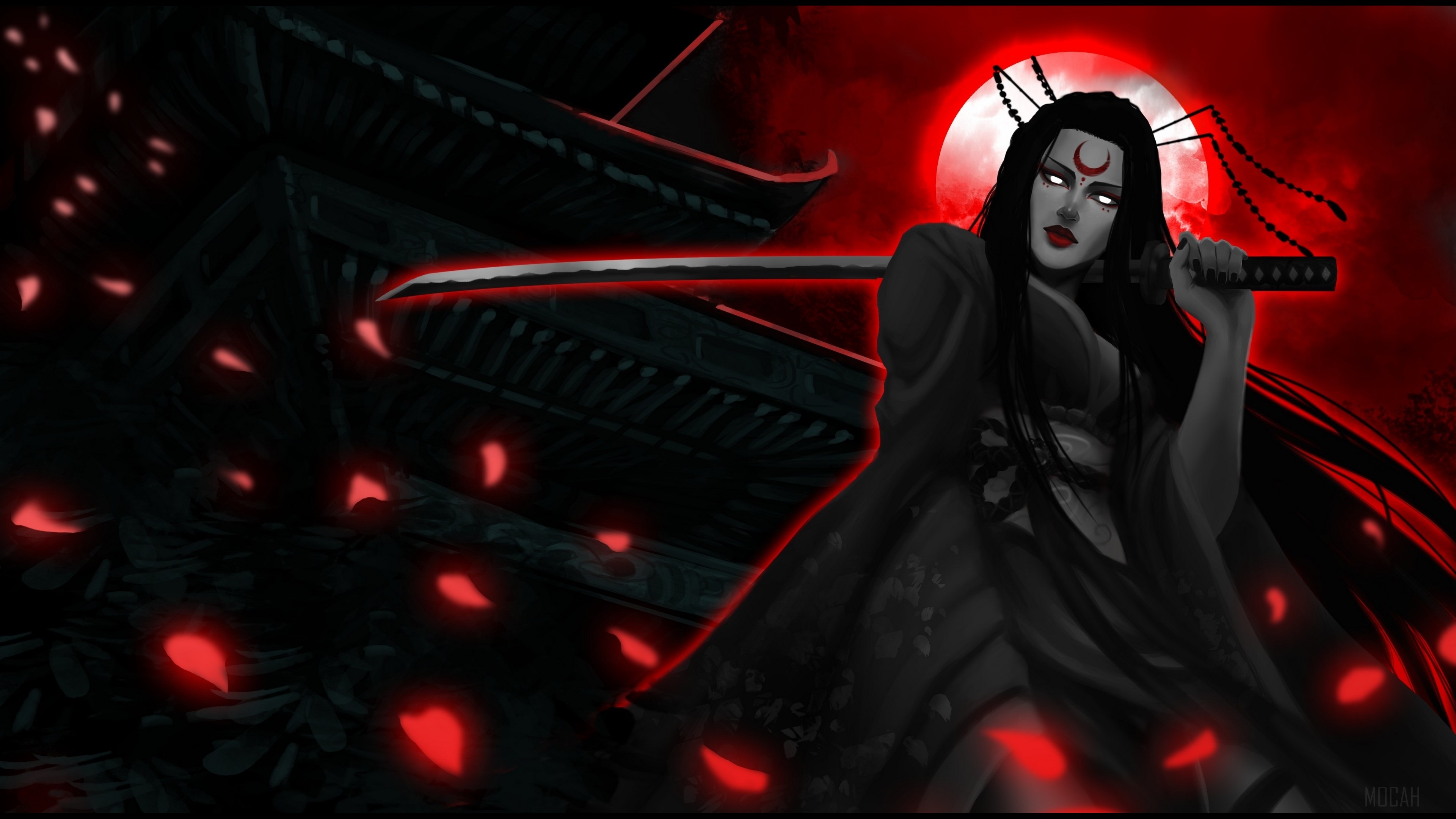 Diana from League of Legends 4K HD Wallpaper