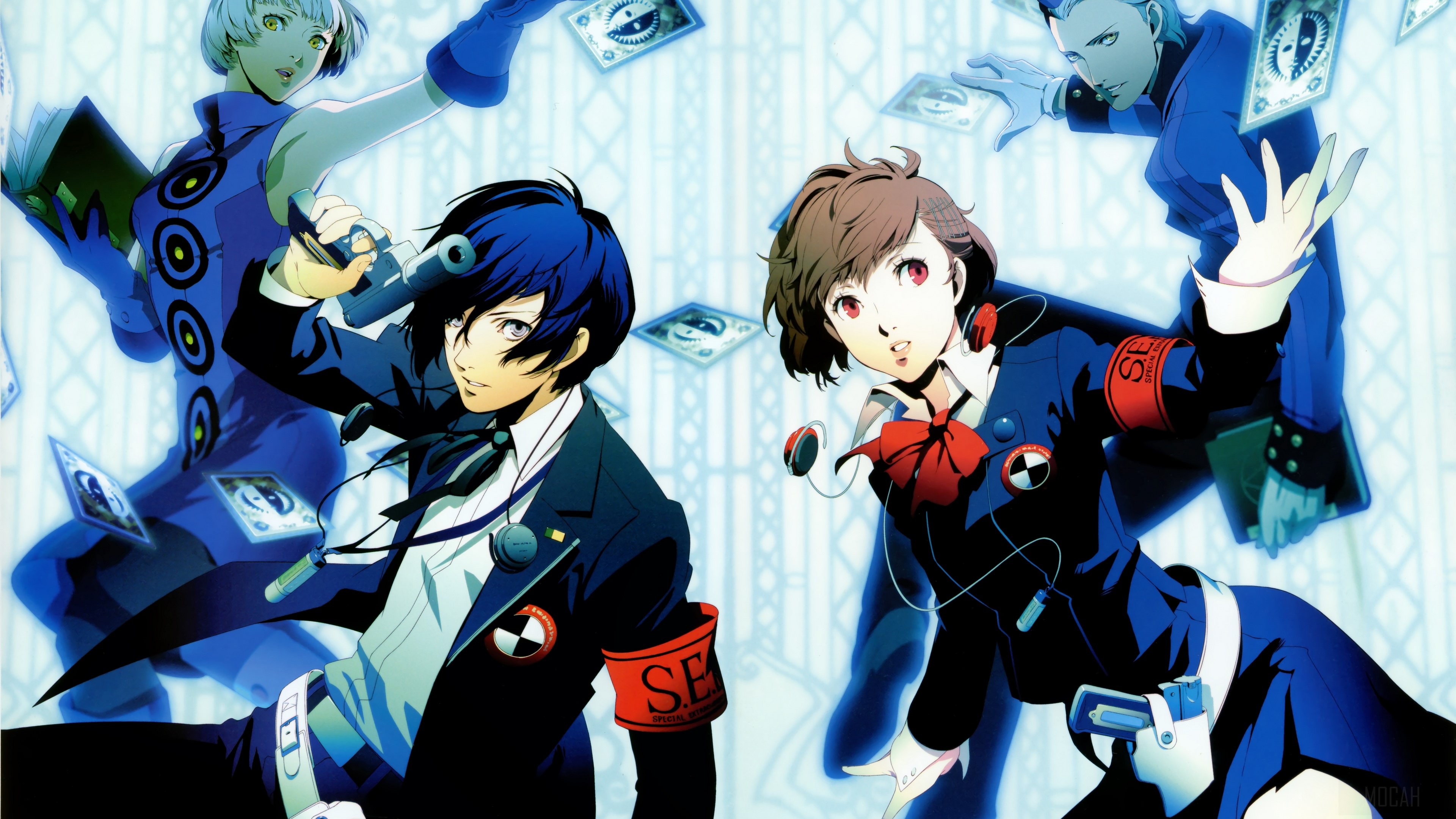 Persona 3 4K Stylish Character Art HD Wallpaper