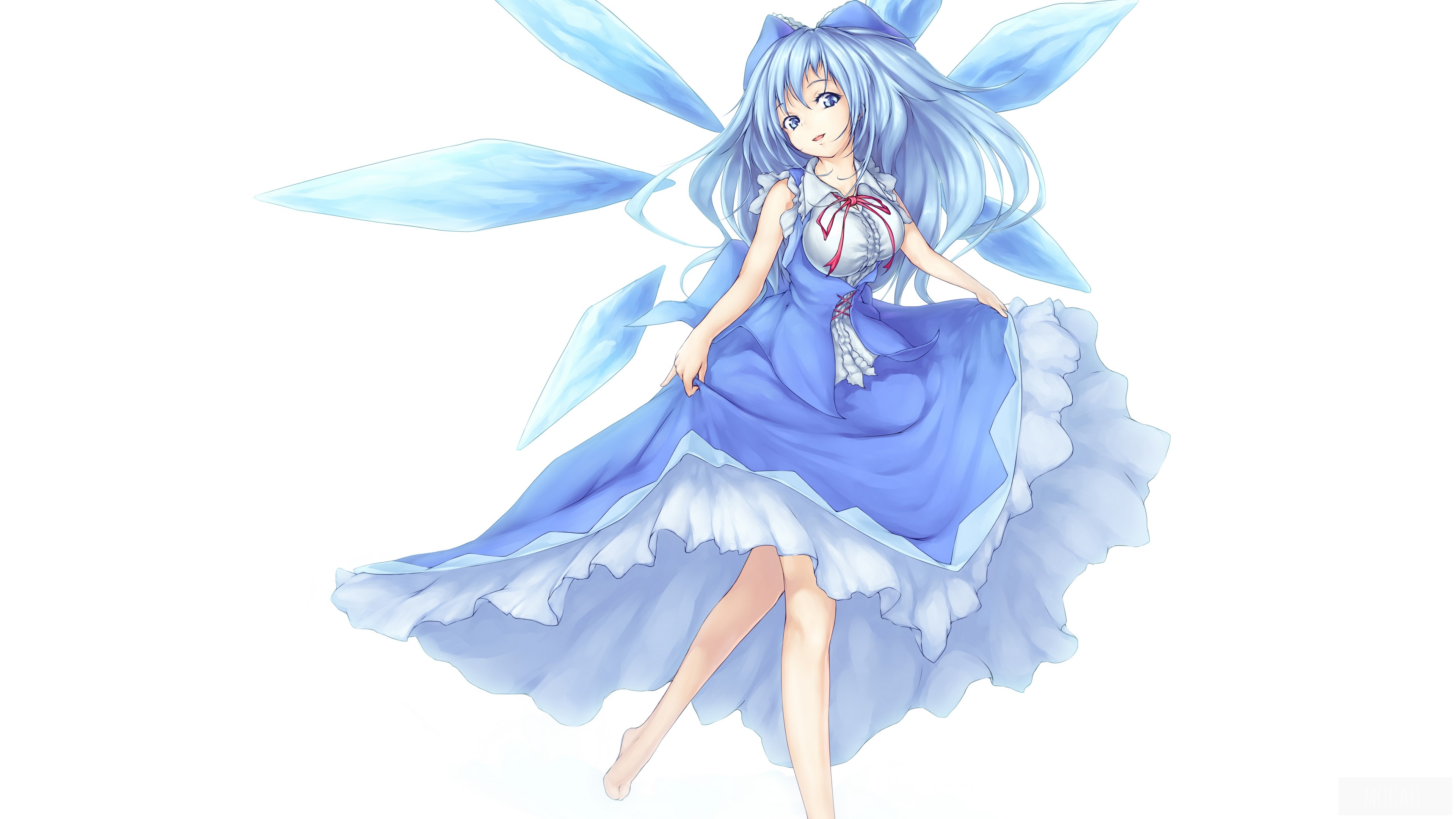 Cirno from Touhou Project 4K HD Wallpaper
