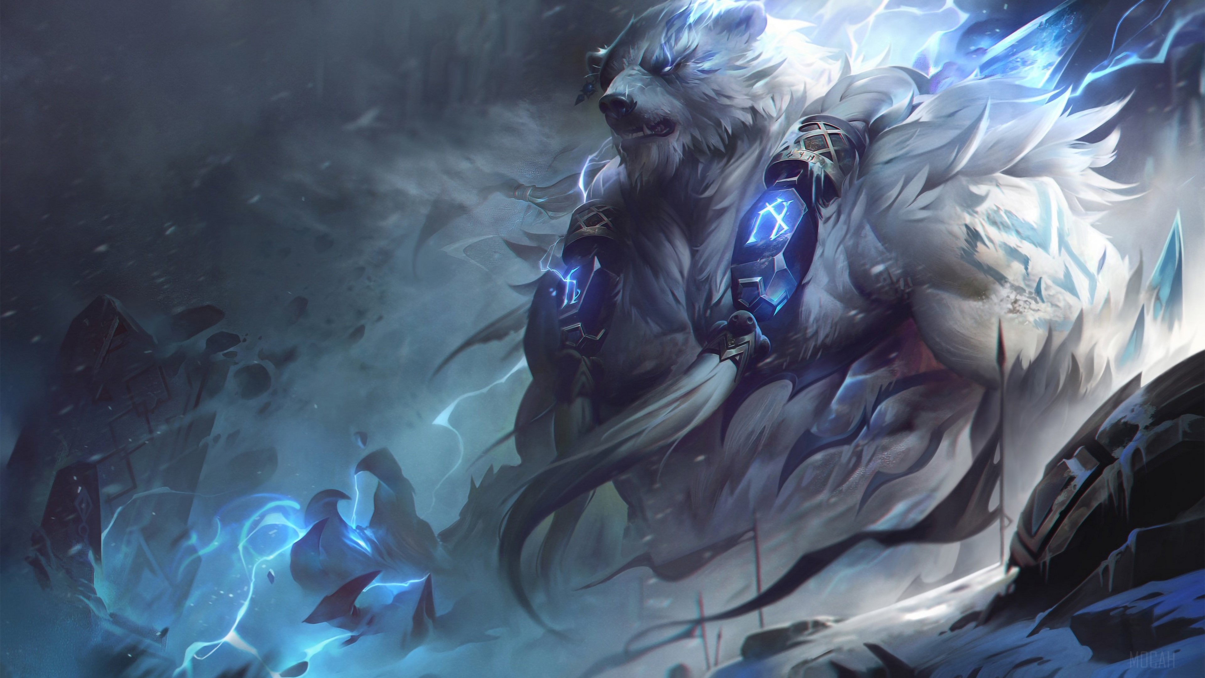 Volibear from League of Legends 4K HD Wallpaper