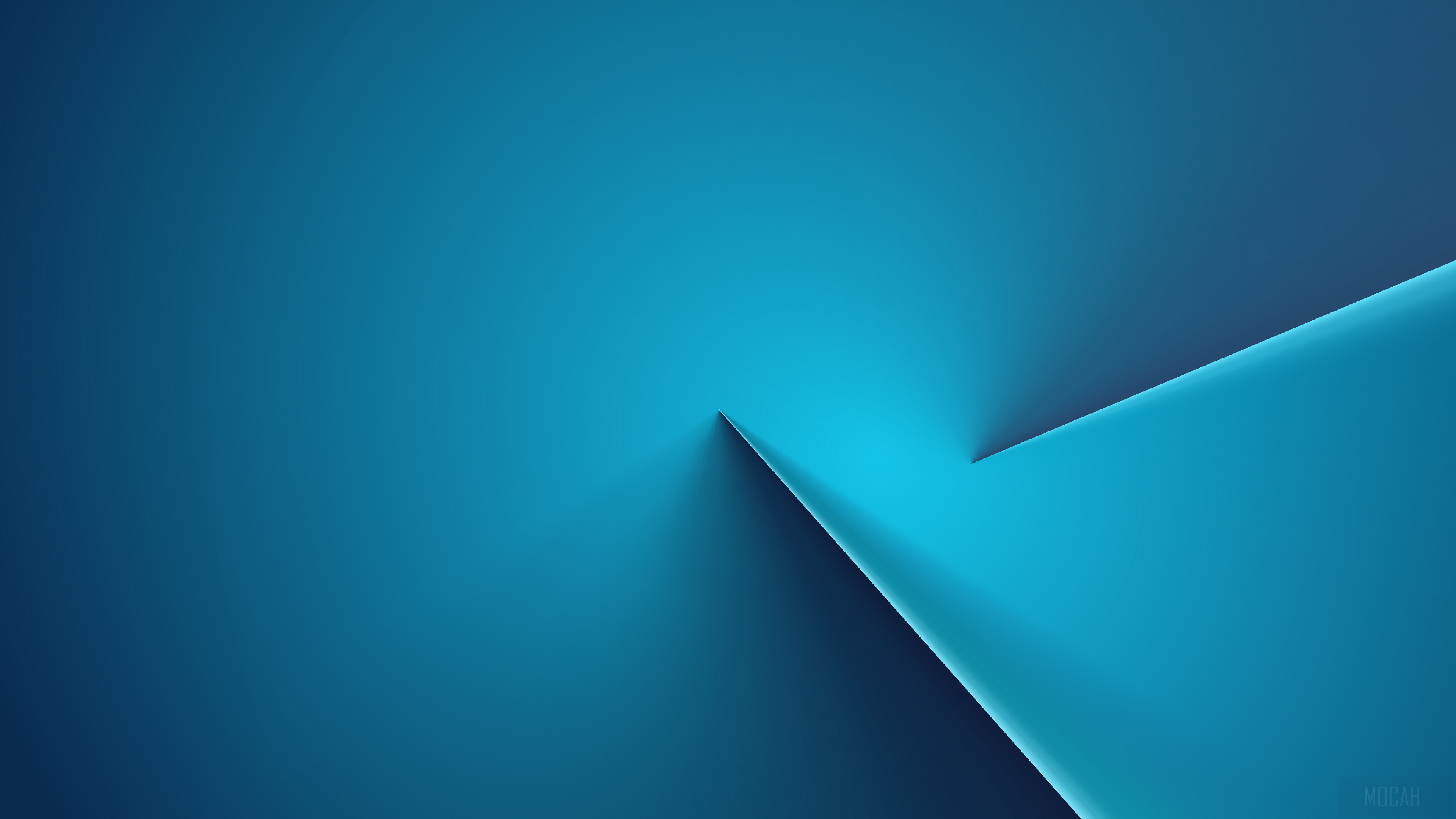 Abstract Blue Lines 4K HD Wallpaper