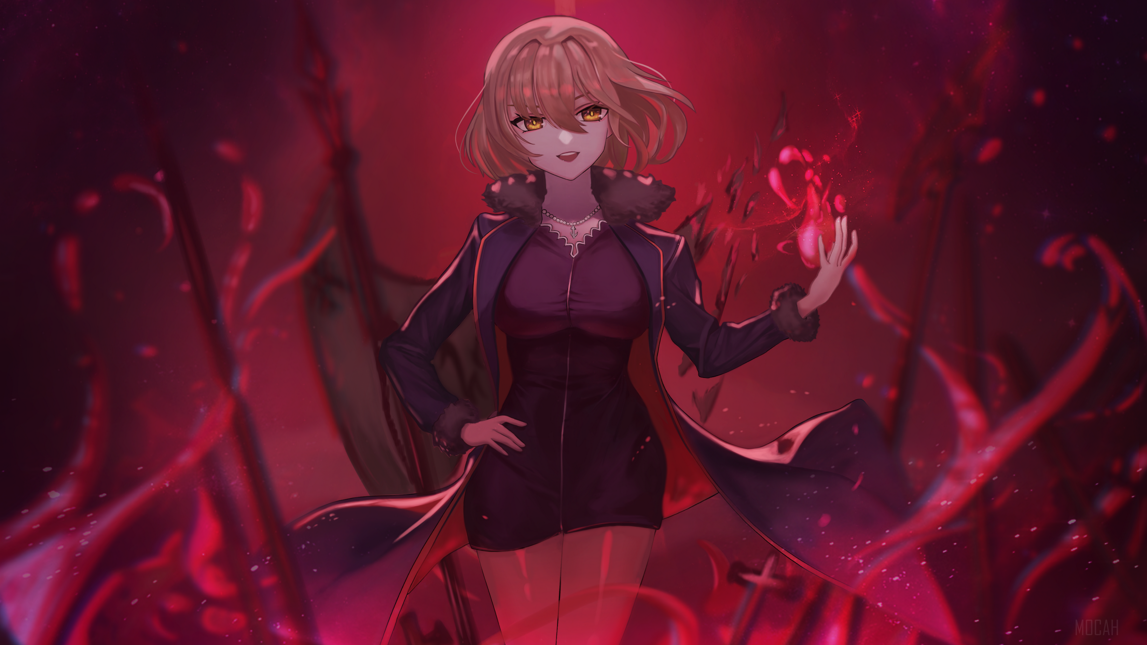 Jeanne d'Arc Alter from Avenger 4K HD Wallpaper