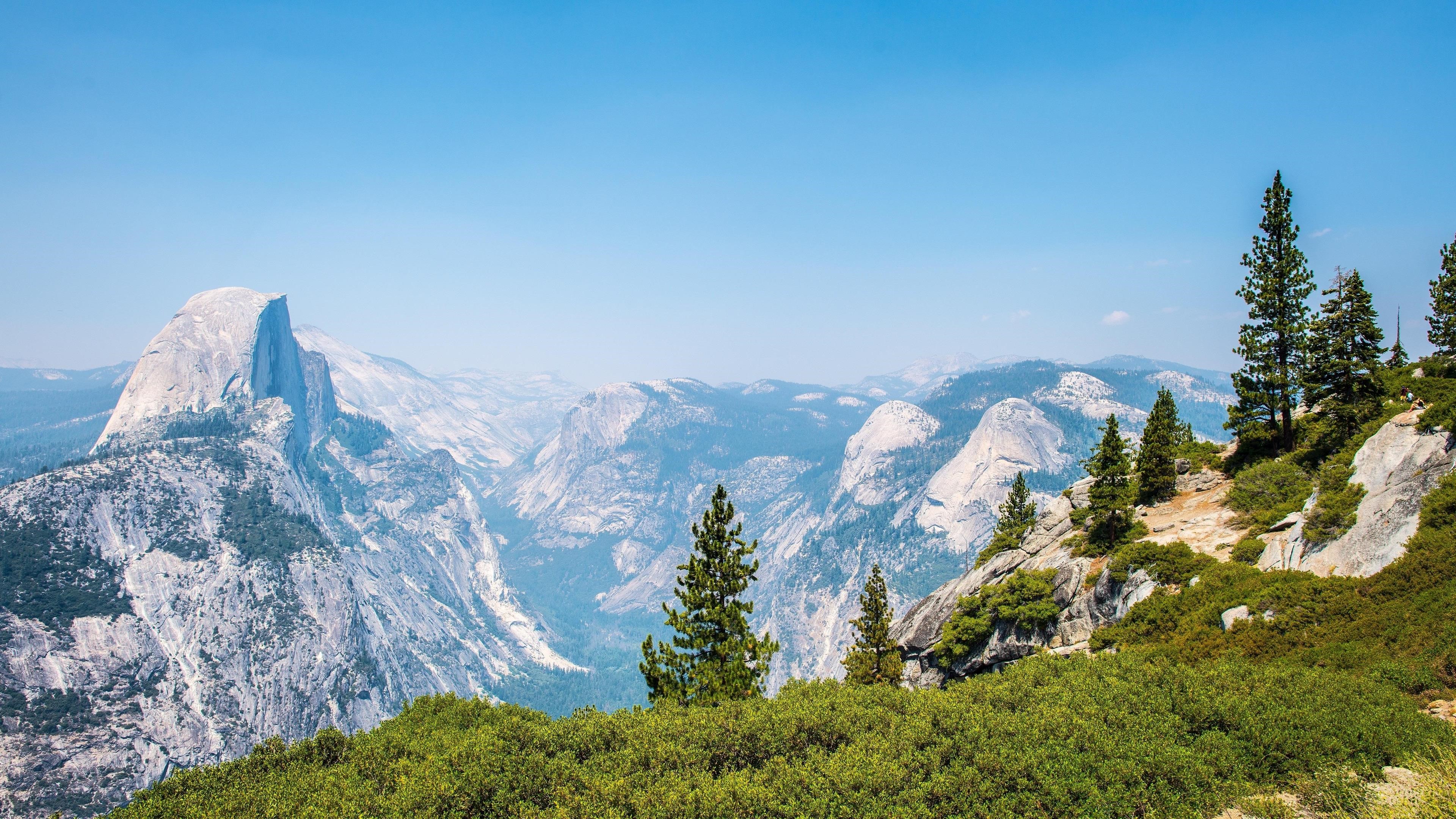 Half Dome Yosemite National Park 4K HD Wallpaper