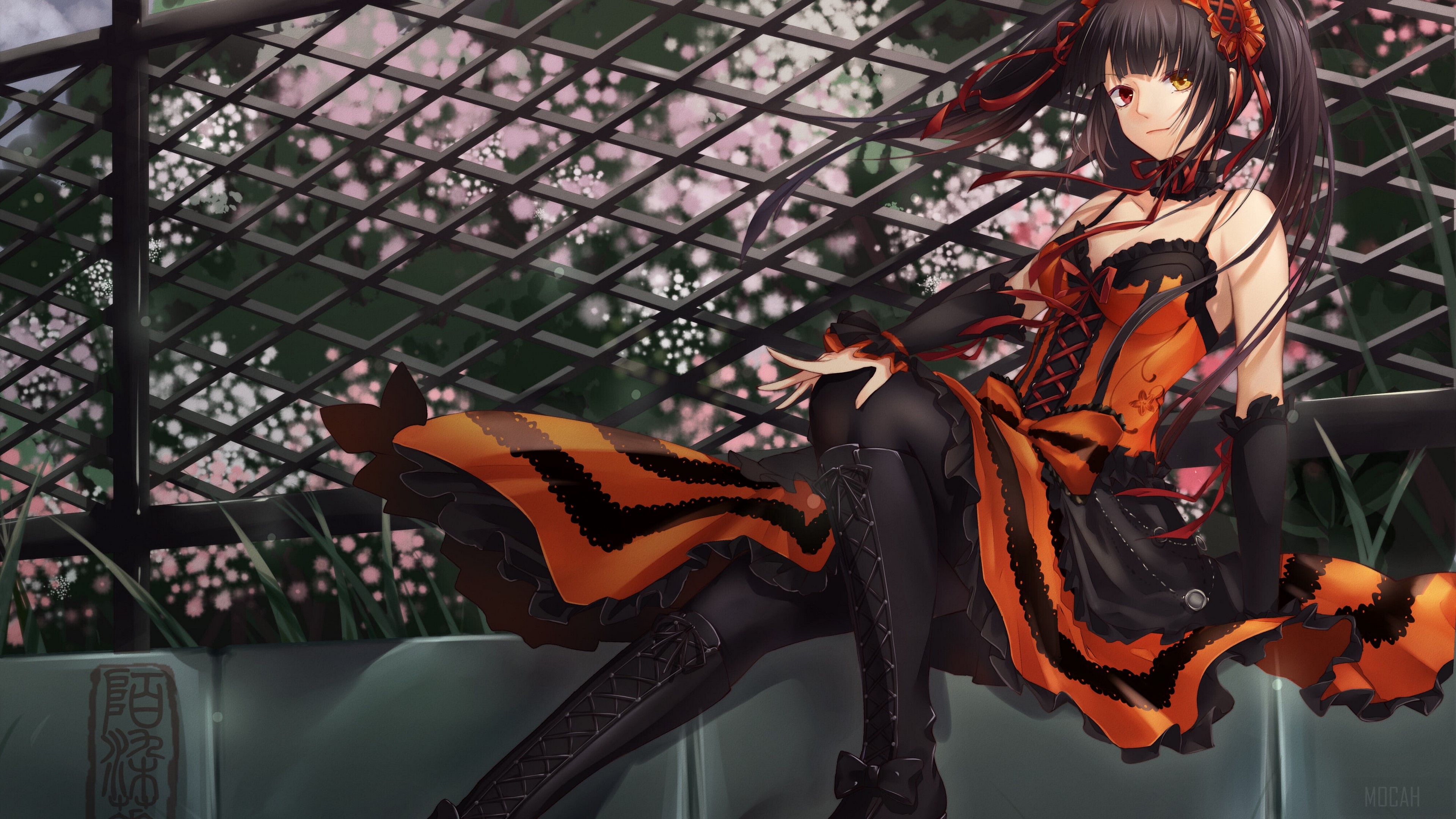 Kurumi Tokisaki from Date A Live 4K HD Wallpaper
