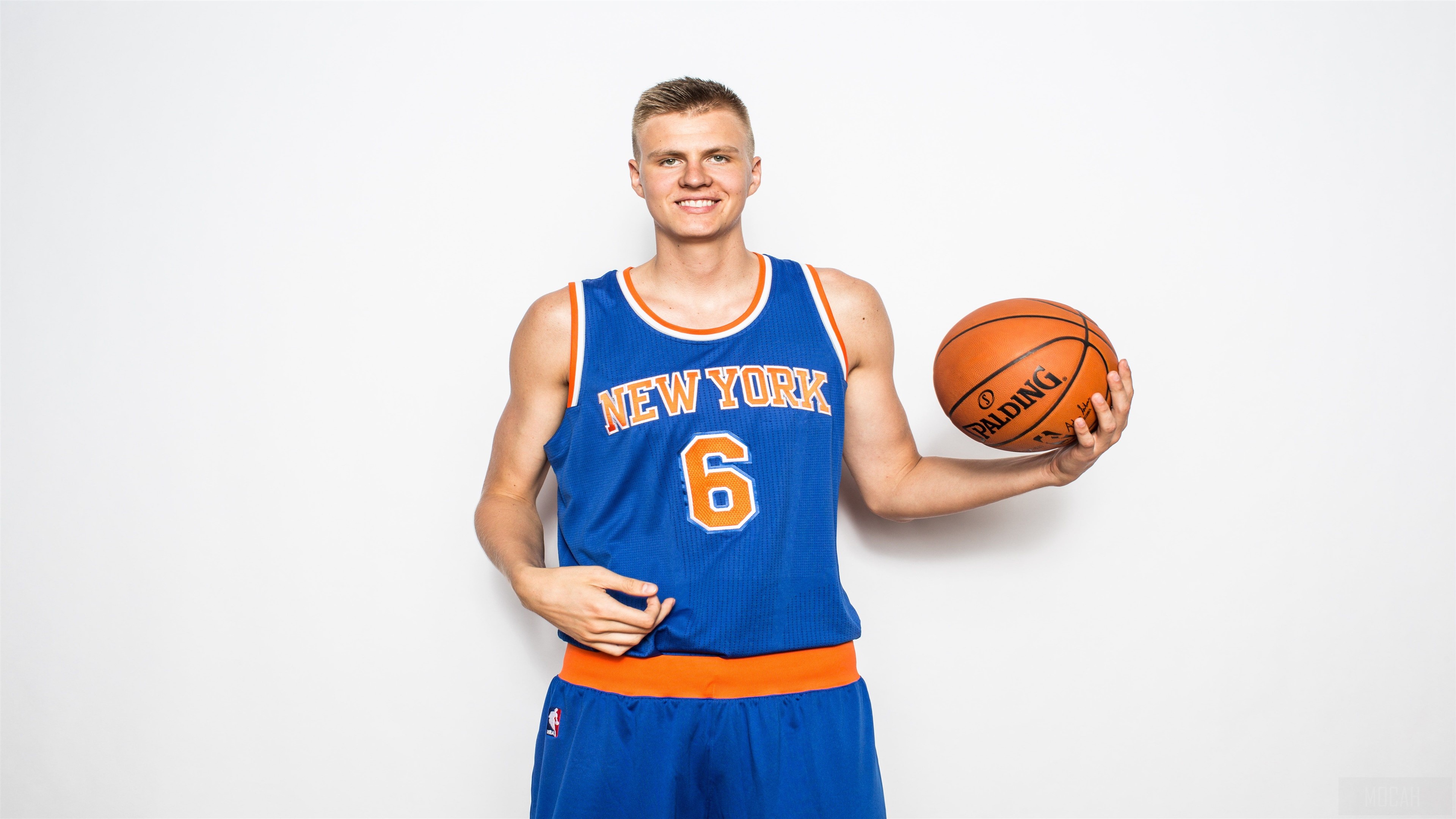 Kristaps Porzingis from New York Knicks 4K HD Wallpaper