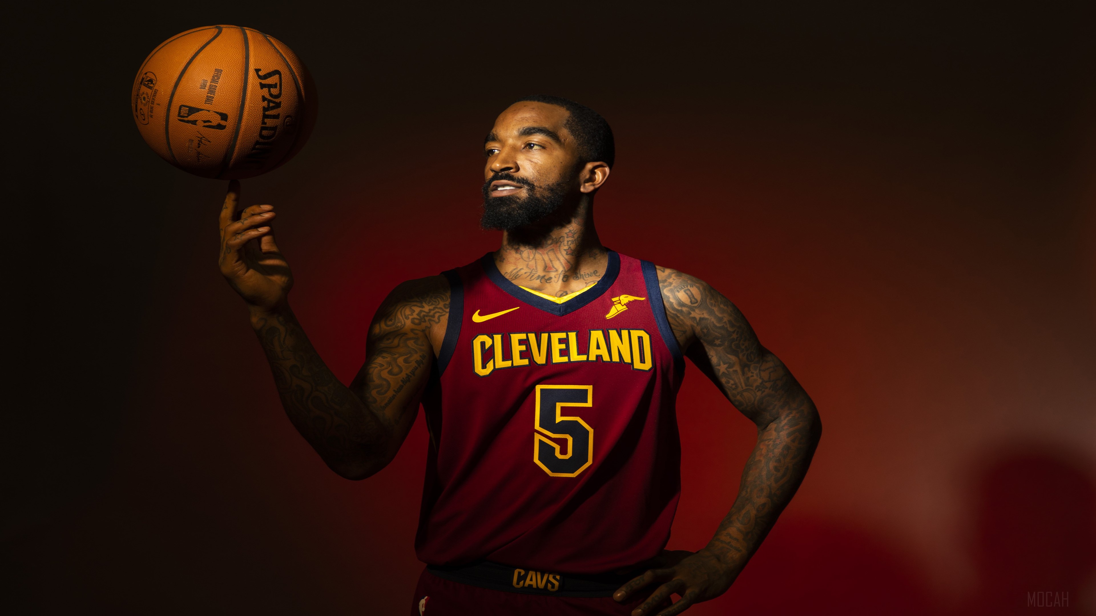 J.R. Smith spinning a basketball HD Wallpaper
