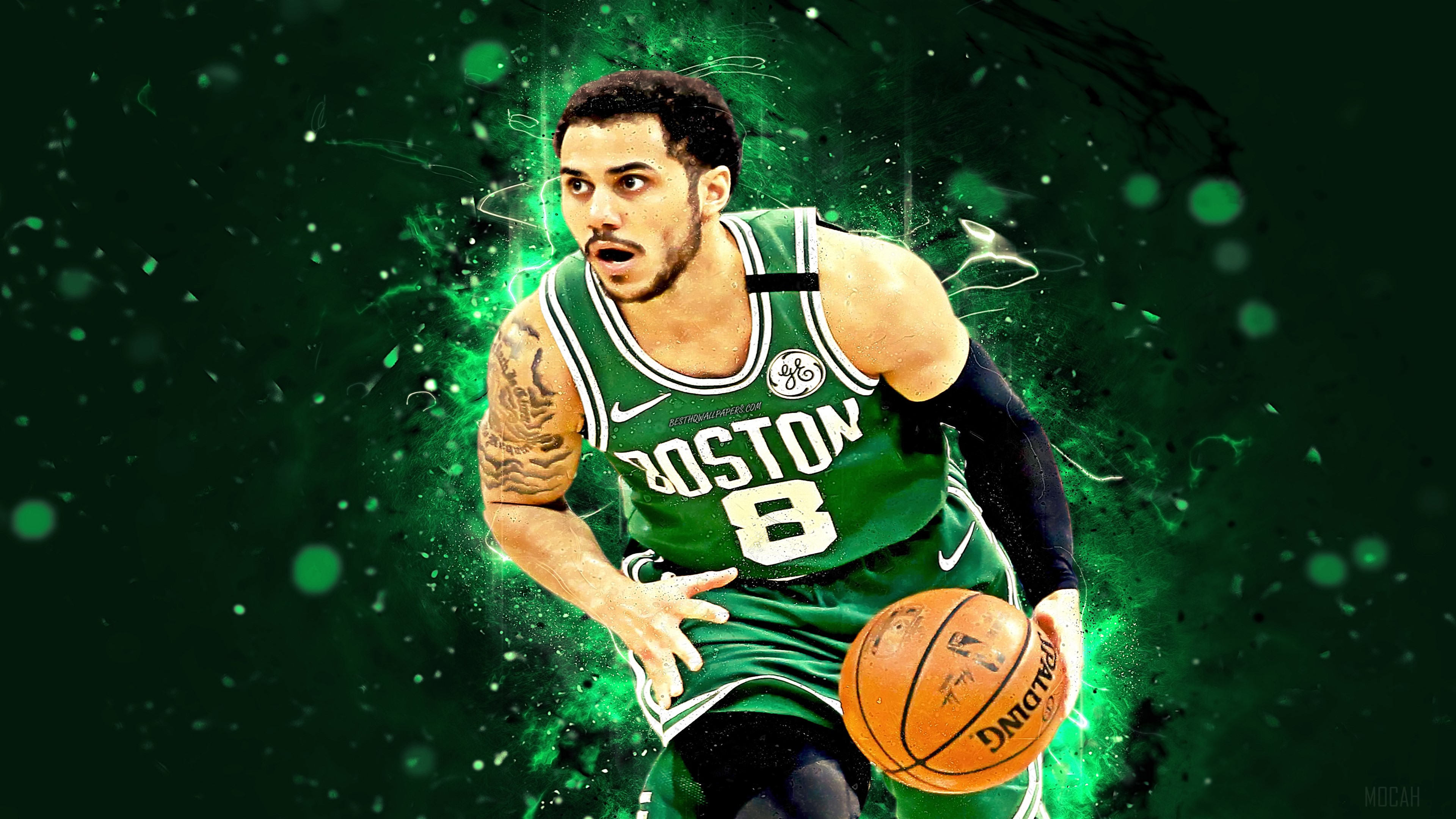 Shane Larkin Boston Celtics 4K HD Wallpaper