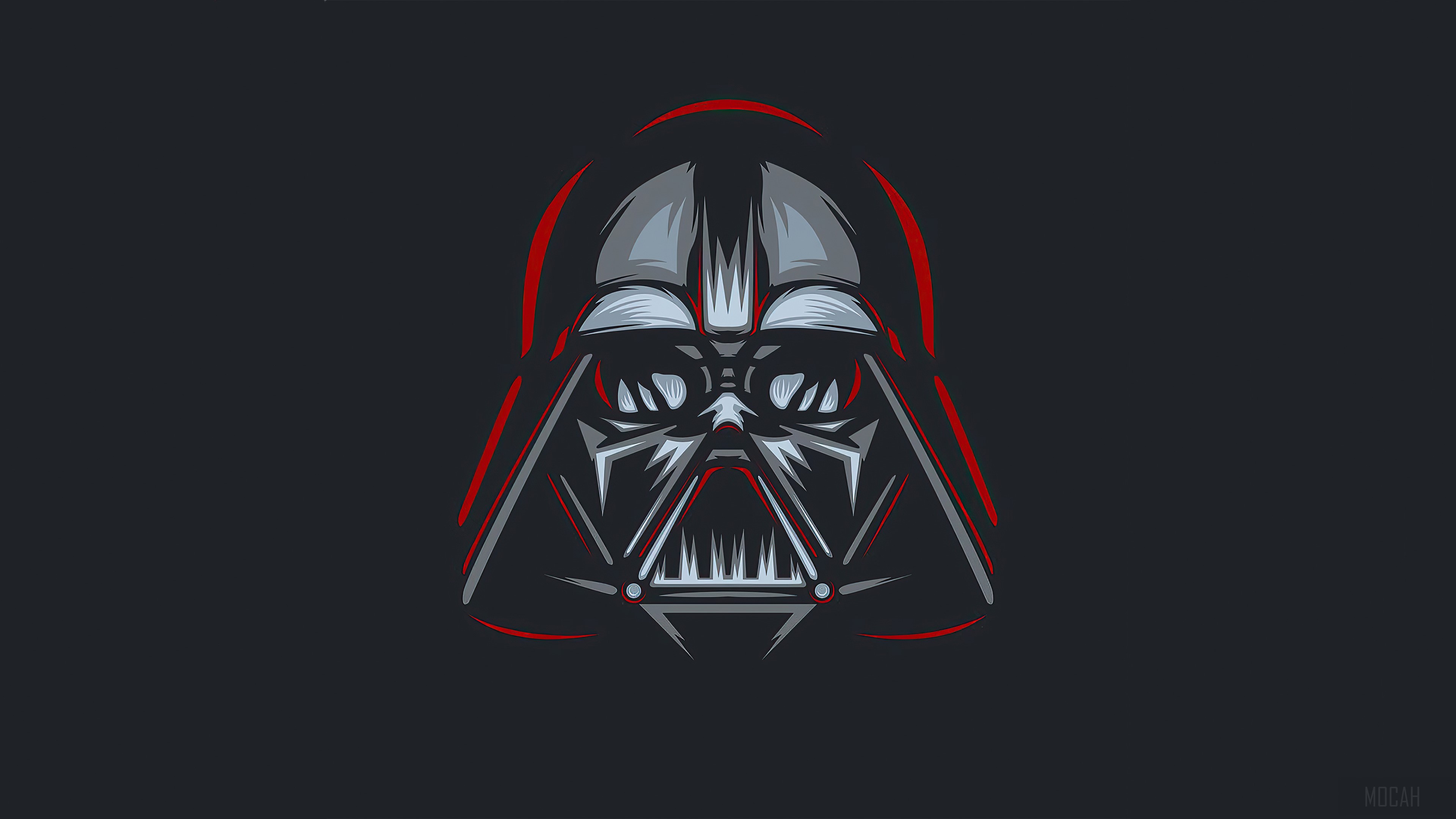 Minimalist Darth Vader 4K HD Wallpaper