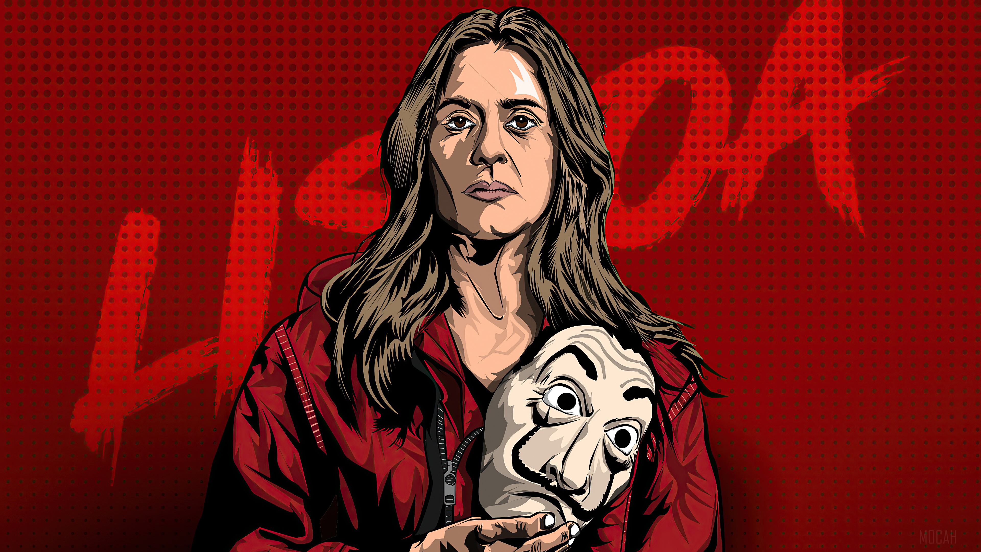 Raquel Murillo from Money Heist 4K HD Wallpaper