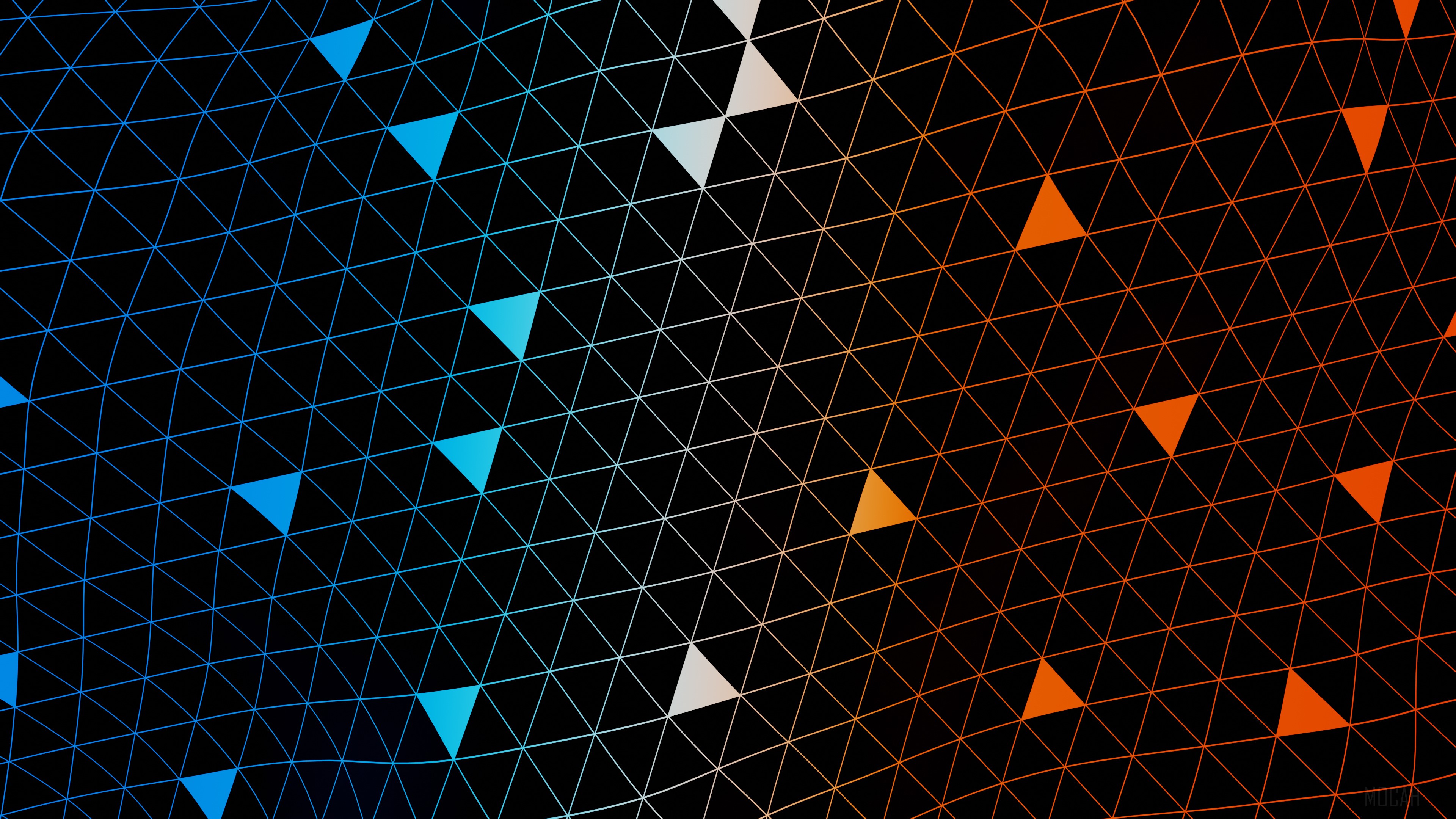 Abstract Triangles 4K HD Wallpaper