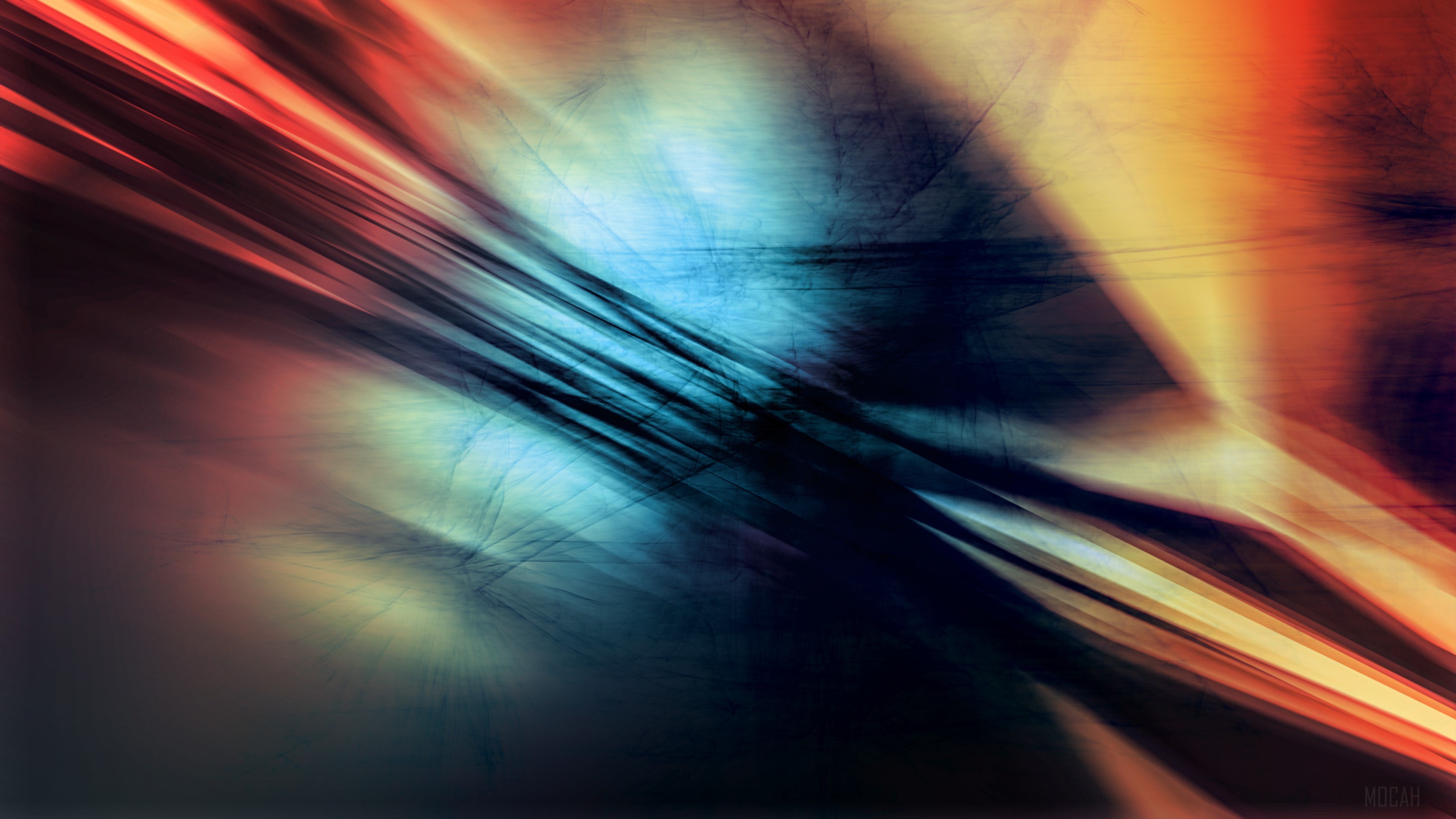 Abstract Color Vignette HD Wallpaper