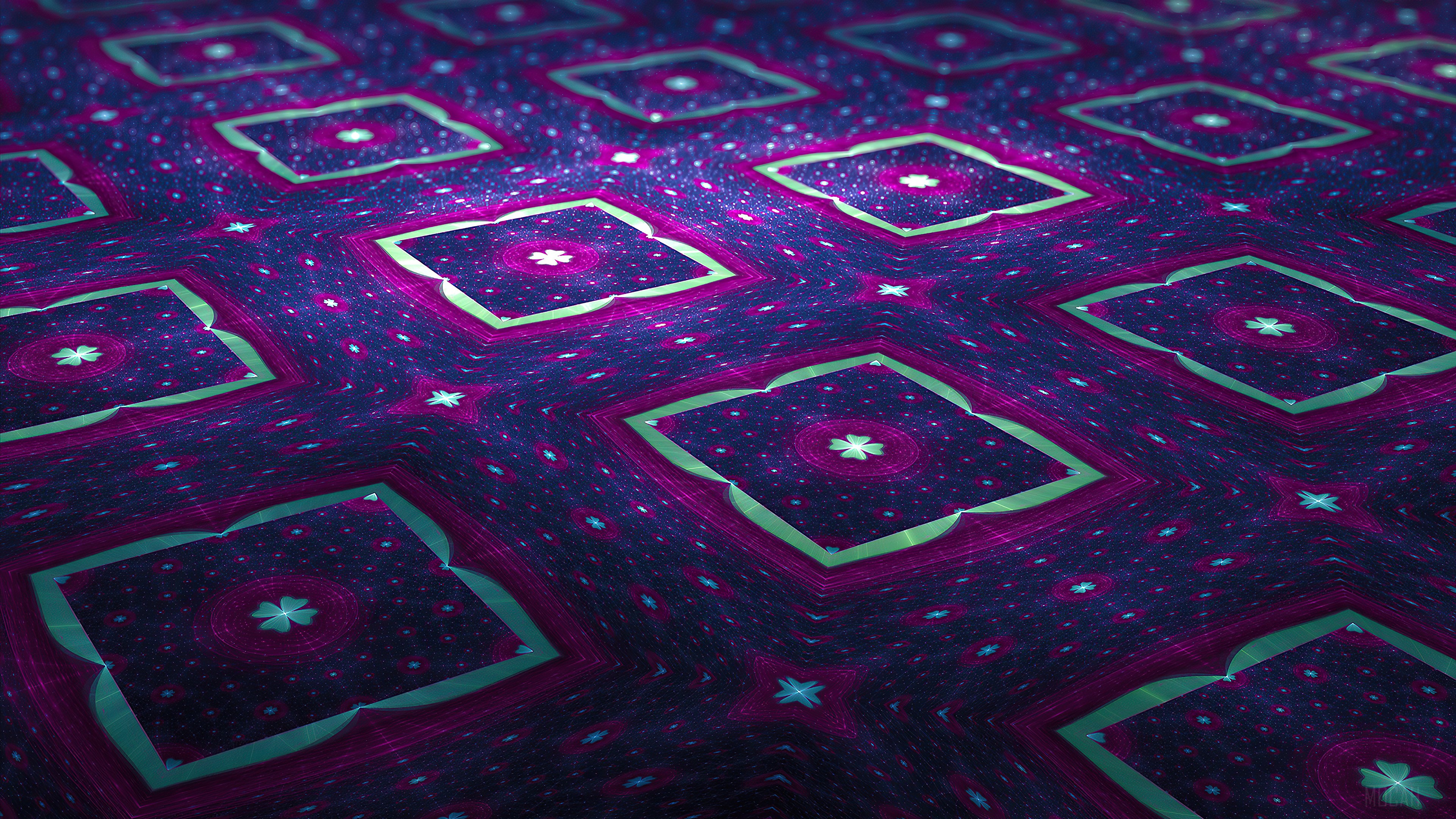 Fractal Abstract Art HD Wallpaper