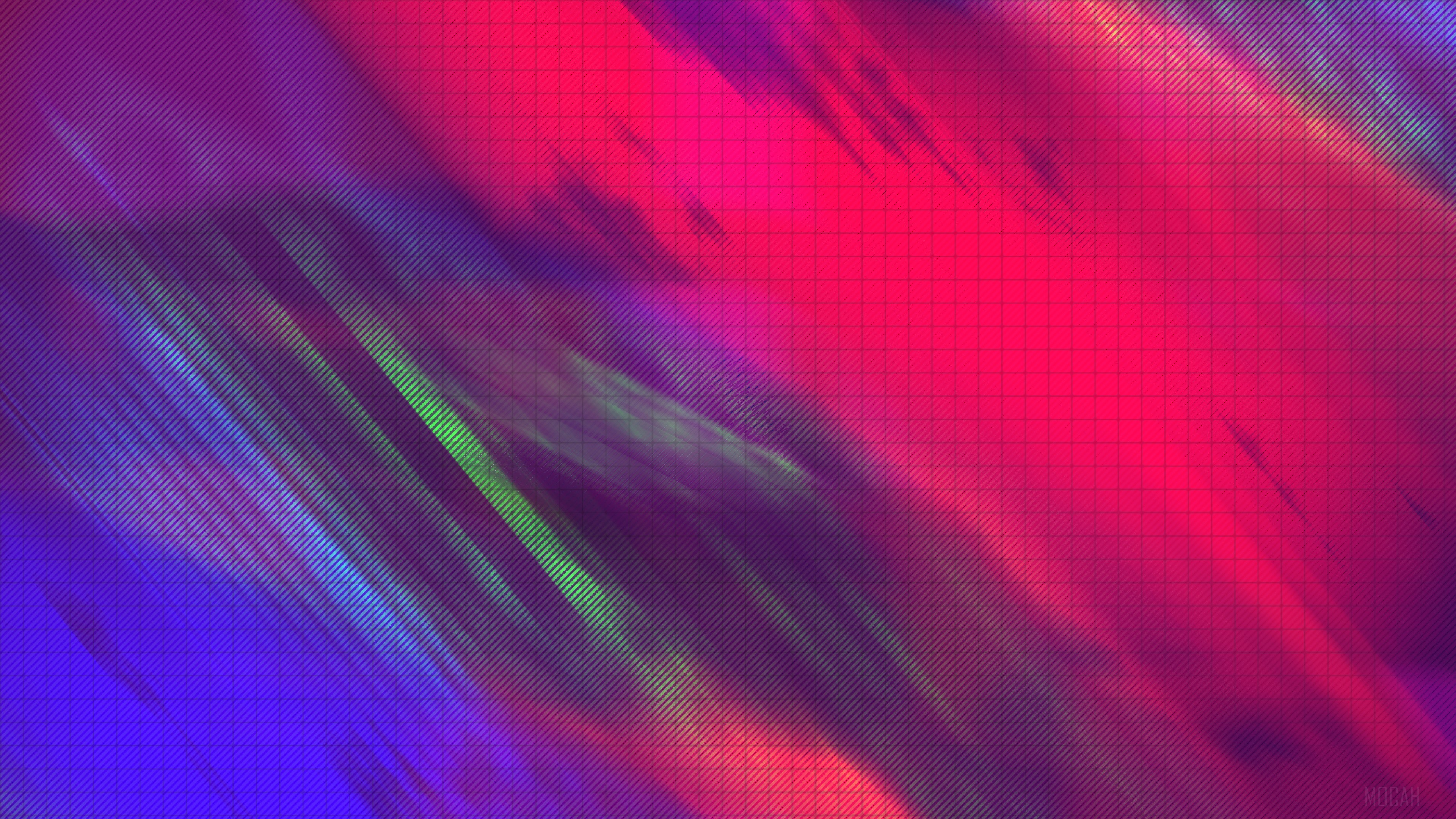 Outrun Abstract Square HD Wallpaper