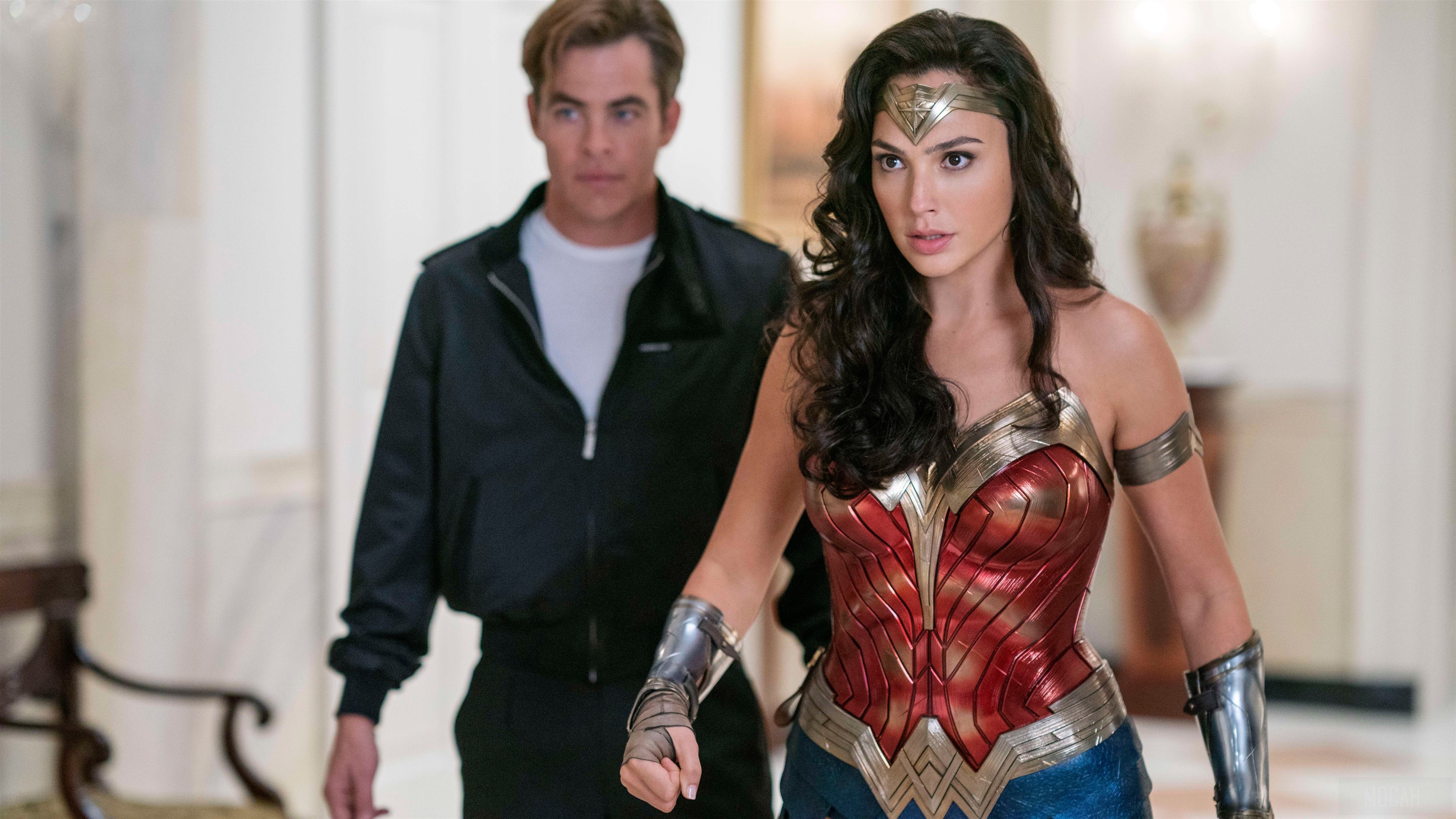 Wonder Woman and Steve Trevor from Wonder Woman 1984 4K HD Wallpaper