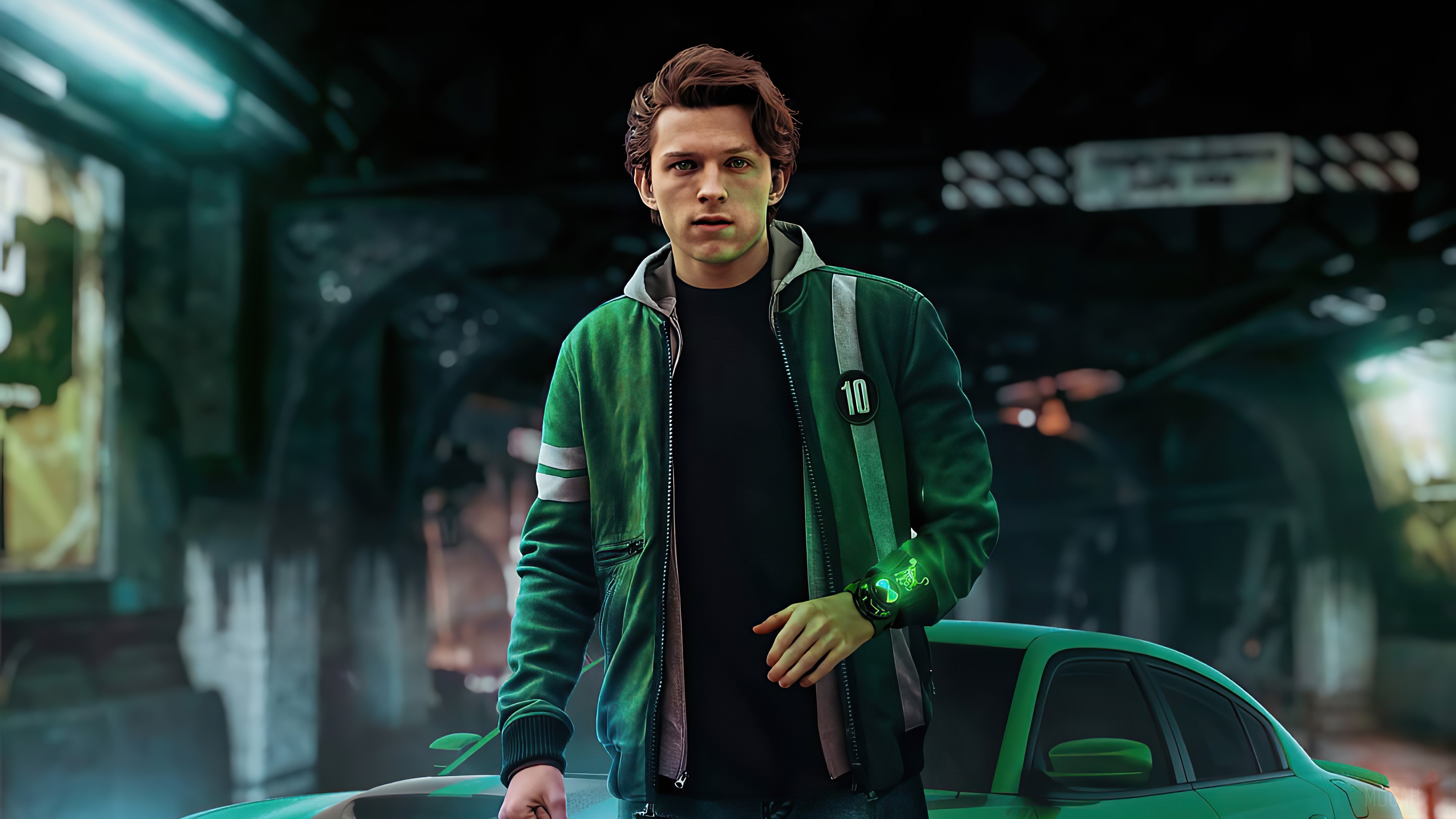 Tom Holland as Ben 10 in 4K HD Wallpaper