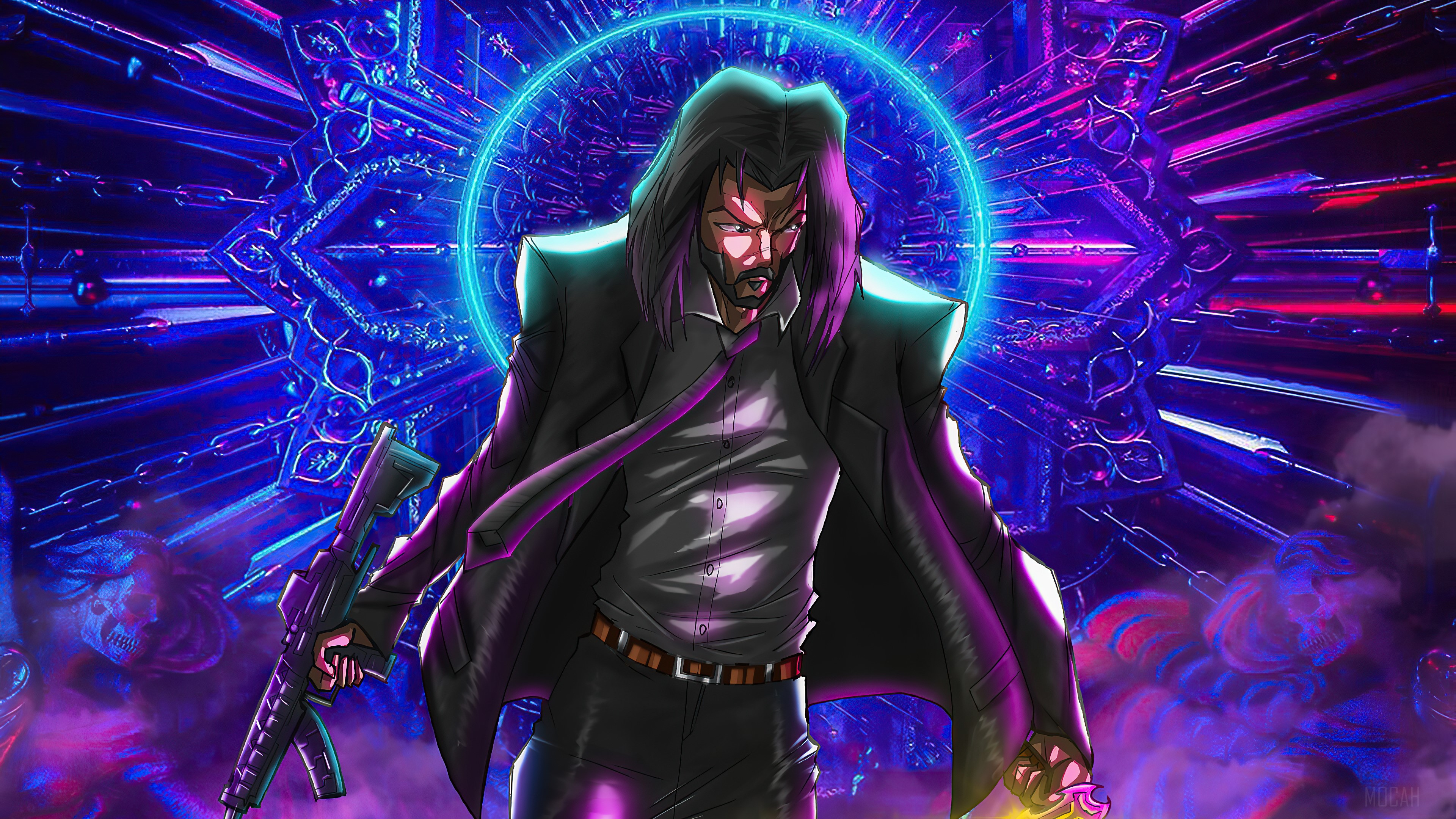 John Wick Fan Artwork HD Wallpaper